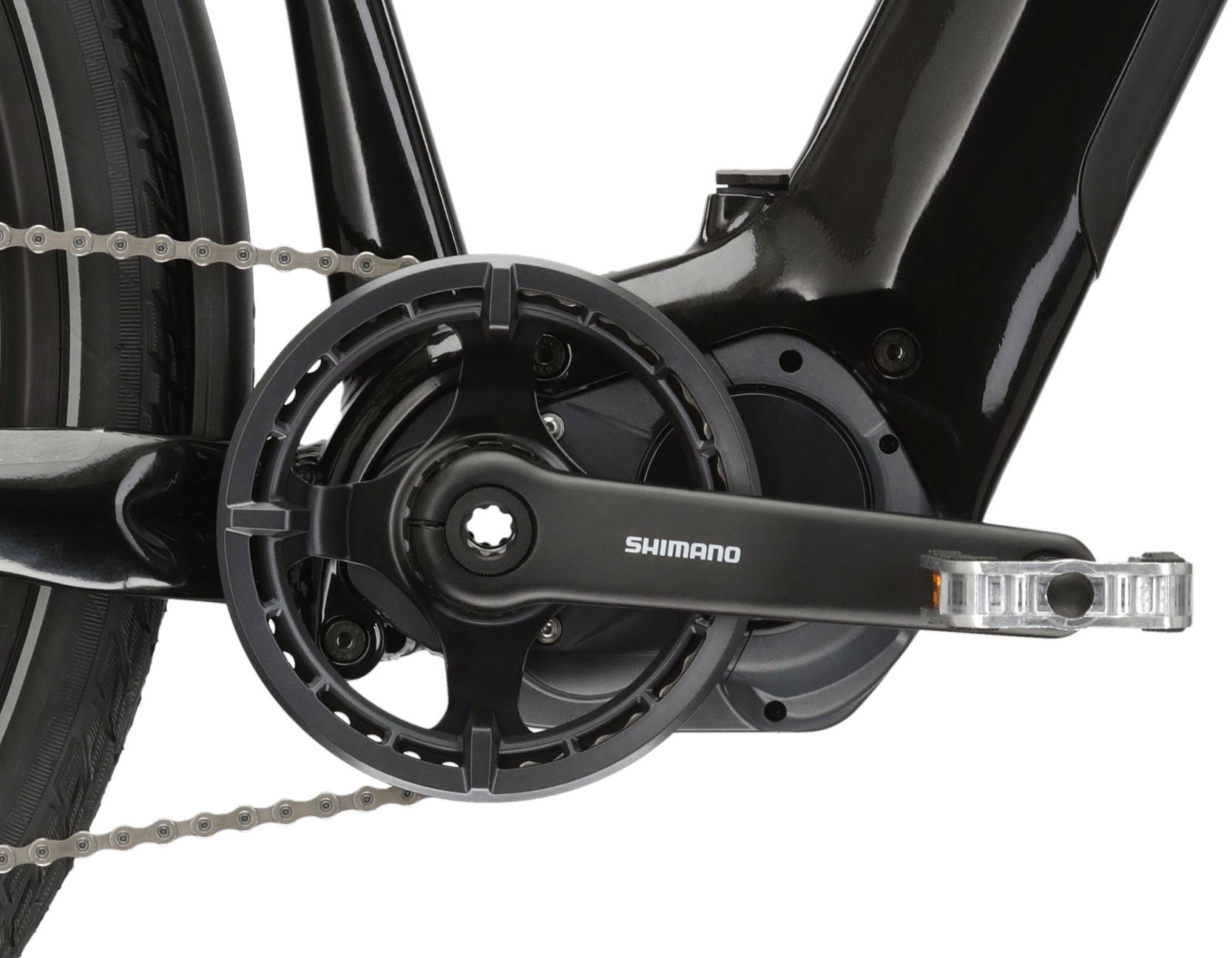 Kross E-Bike »E-Trekkingrad Trans Hybrid 6.0 28 Zoll schwarz«, 10 Gang, Shimano, DEORE XT T8000, Mittelmotor 250 W, Pedelec, Elektrofahrrad für Damen