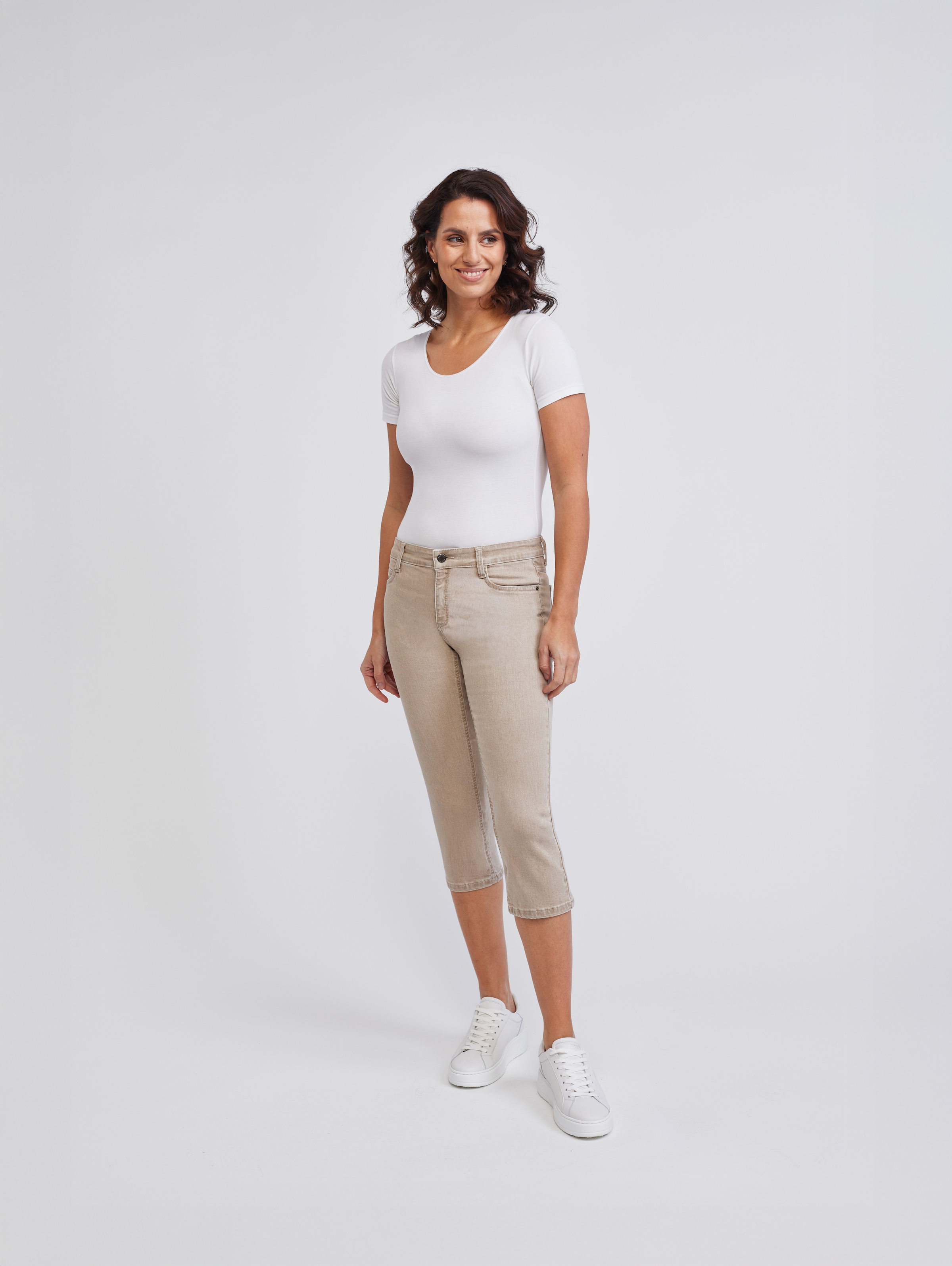 wonderjeans Caprijeans Sommerhose mit Stretch