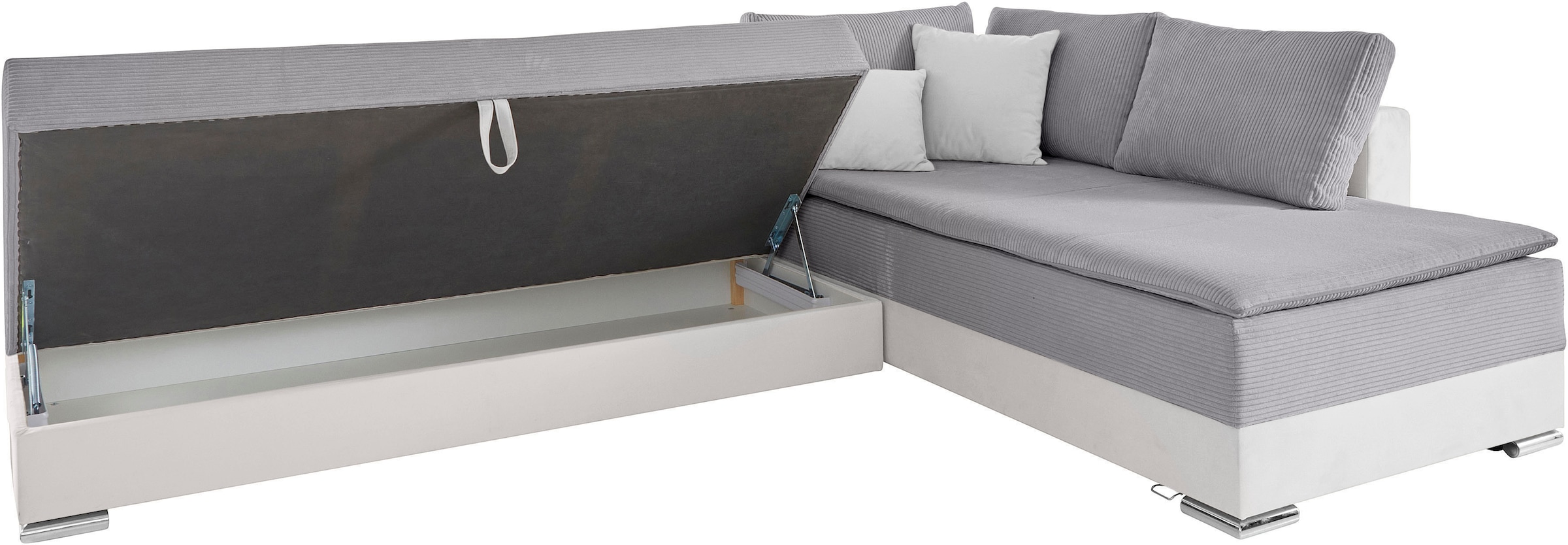 INOSIGN Ecksofa »Night & Day L-Form«, mit Boxspring Bettfunktion 180x200 cm, Dauerschläfer