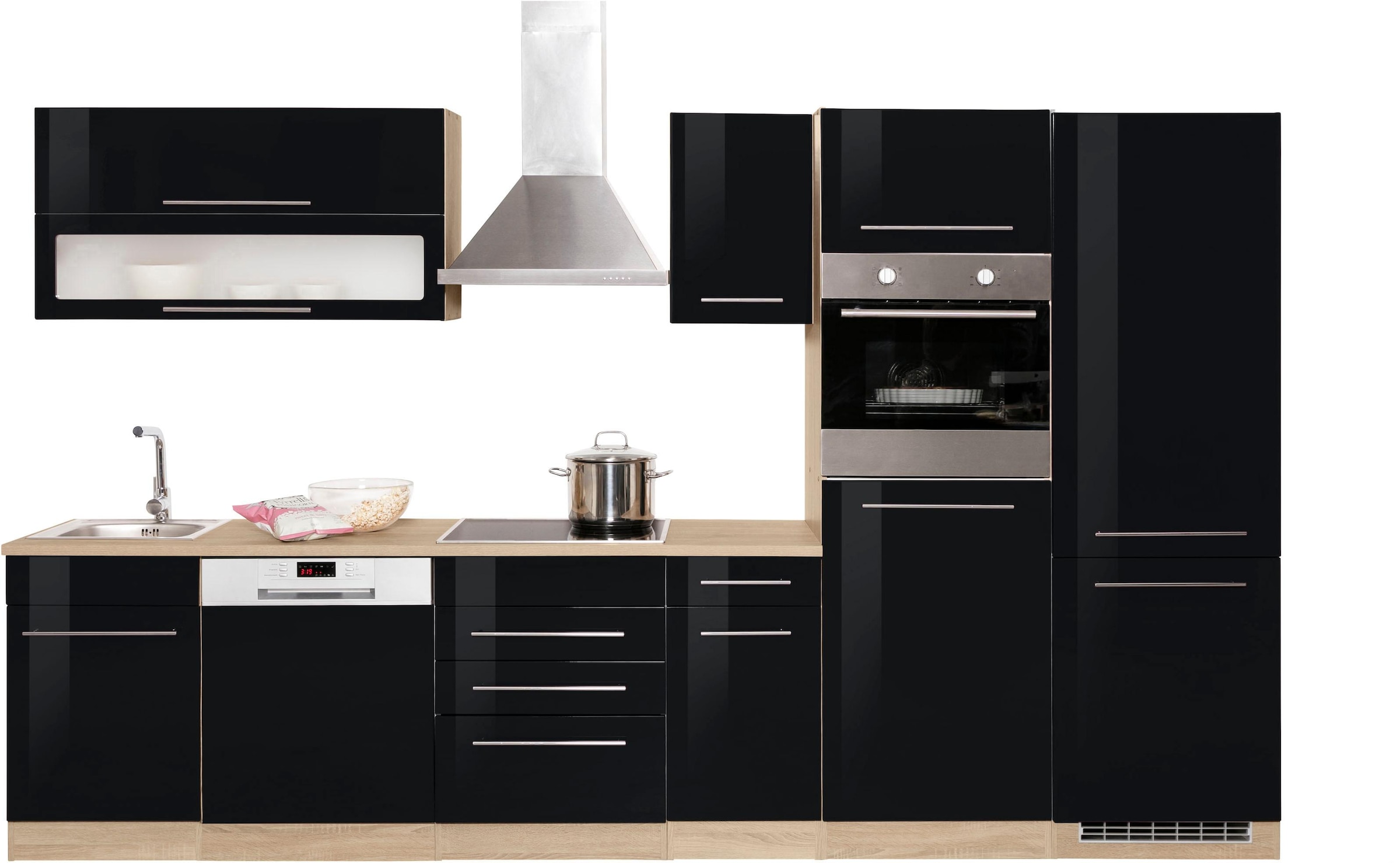 KOCHSTATION Küchenzeile »KS-Eton«, ohne E-Geräte, Breite 330 cm günstig online kaufen