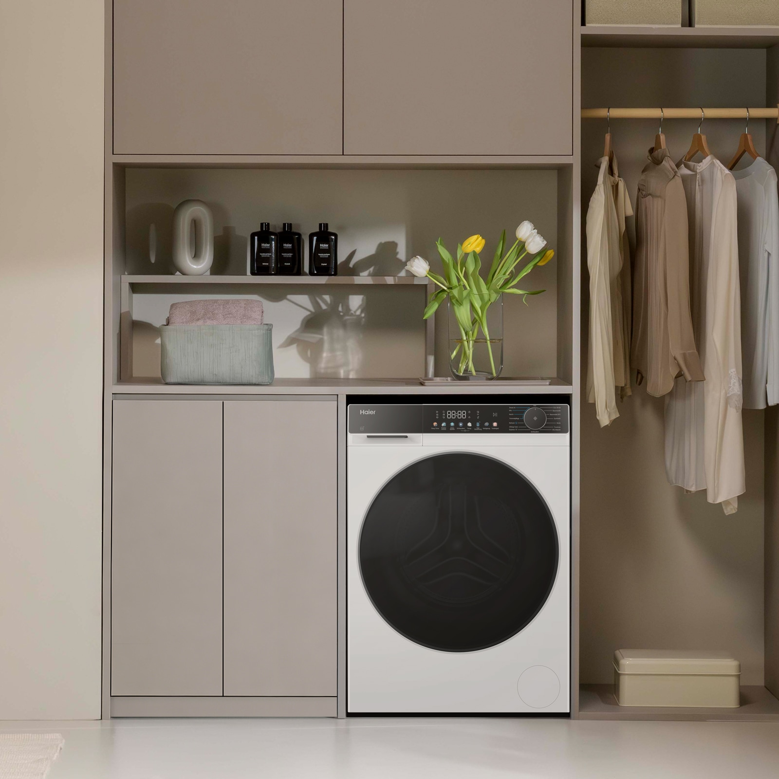 Haier Waschtrockner »HWD100-BP14657U1« G5 Serie 10 kg /6 kg Smart AI Automatikprogramm & Wi-Fi