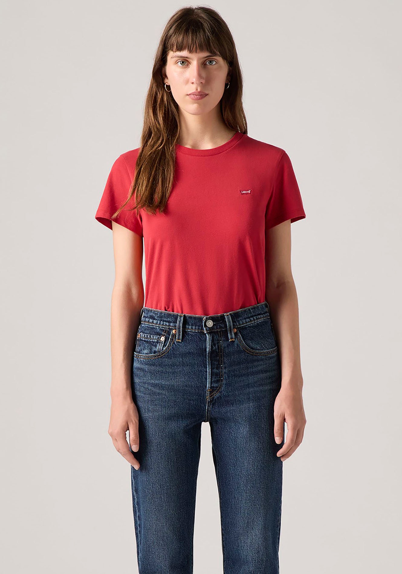 Levi's® T-Shirt »TEE Minilogo«, mit kleiner Logostickerei