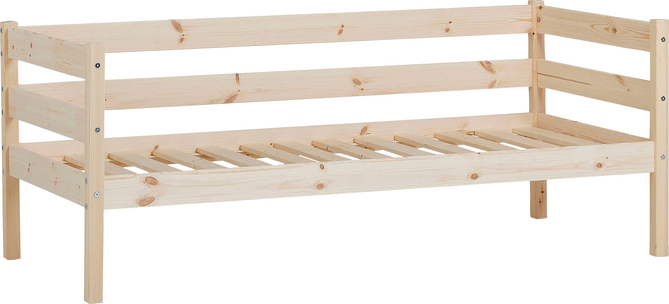 2. Bild von Hoppekids Einzelbett »ECO Comfort«, (Set), mit Rollrost in 8 Farben, wahlweise mit Matratze und Absturzsicherung