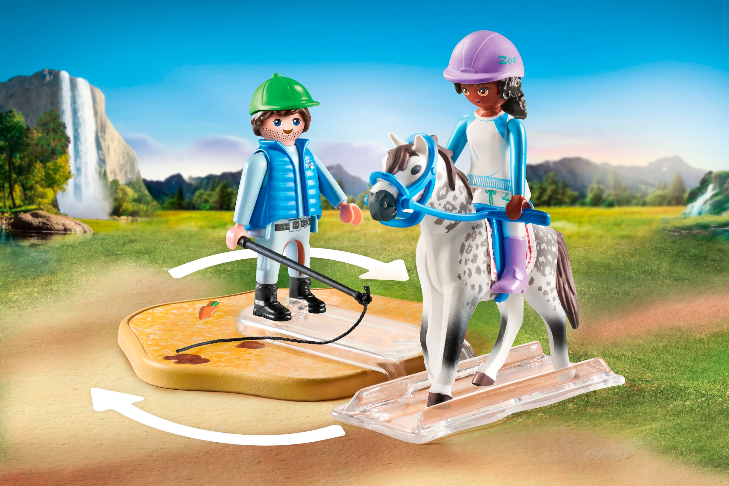 Playmobil® Konstruktions-Spielset »Moderne Reitschule (71637), Horses of Waterfall« Made in Europe