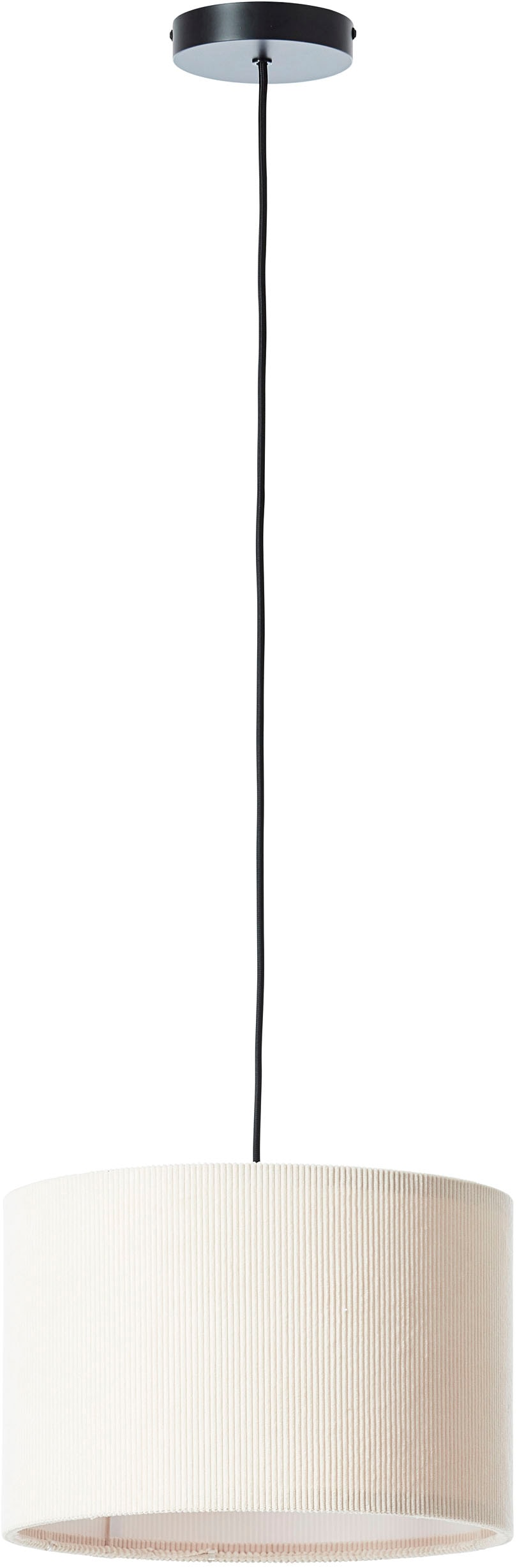 LeGer Home by Lena Gercke Pendelleuchte »Kathleen«, 1 flammig, Cordstoff, H günstig online kaufen