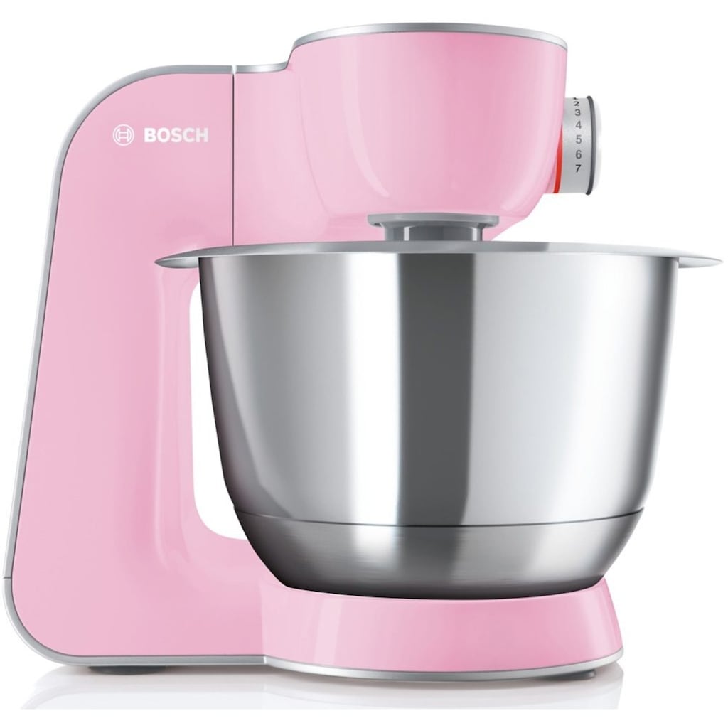 BOSCH Küchenmaschine »CreationLine MUM58K20«, inkl. 1,25 L Mixer, Durchlaufschnitzler, 3 Scheiben und Patisserie-Set