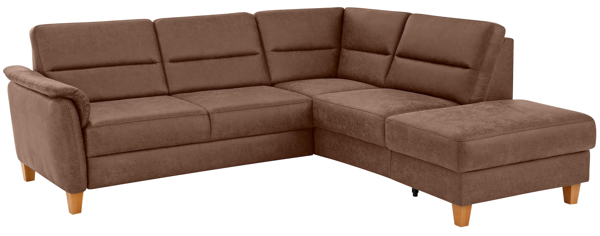 Home affaire Ecksofa »Palmera L-Form, B: 236 cm« optional Bettfunktion & Be günstig online kaufen