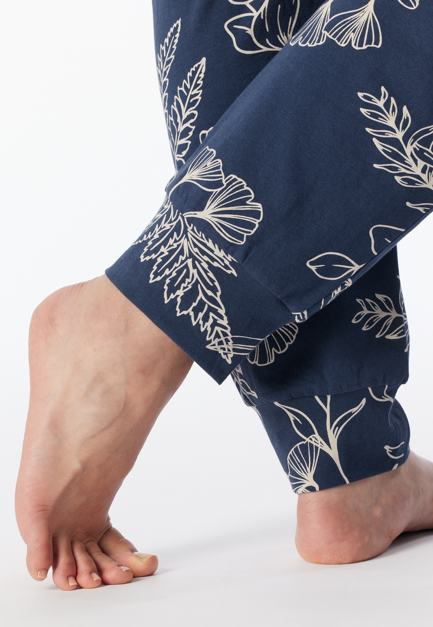 Schiesser Schlafanzug »Comfort Essentials« 2 Baumwolle, langärmelig, mit Bündchen, Rundhalsausschnitt