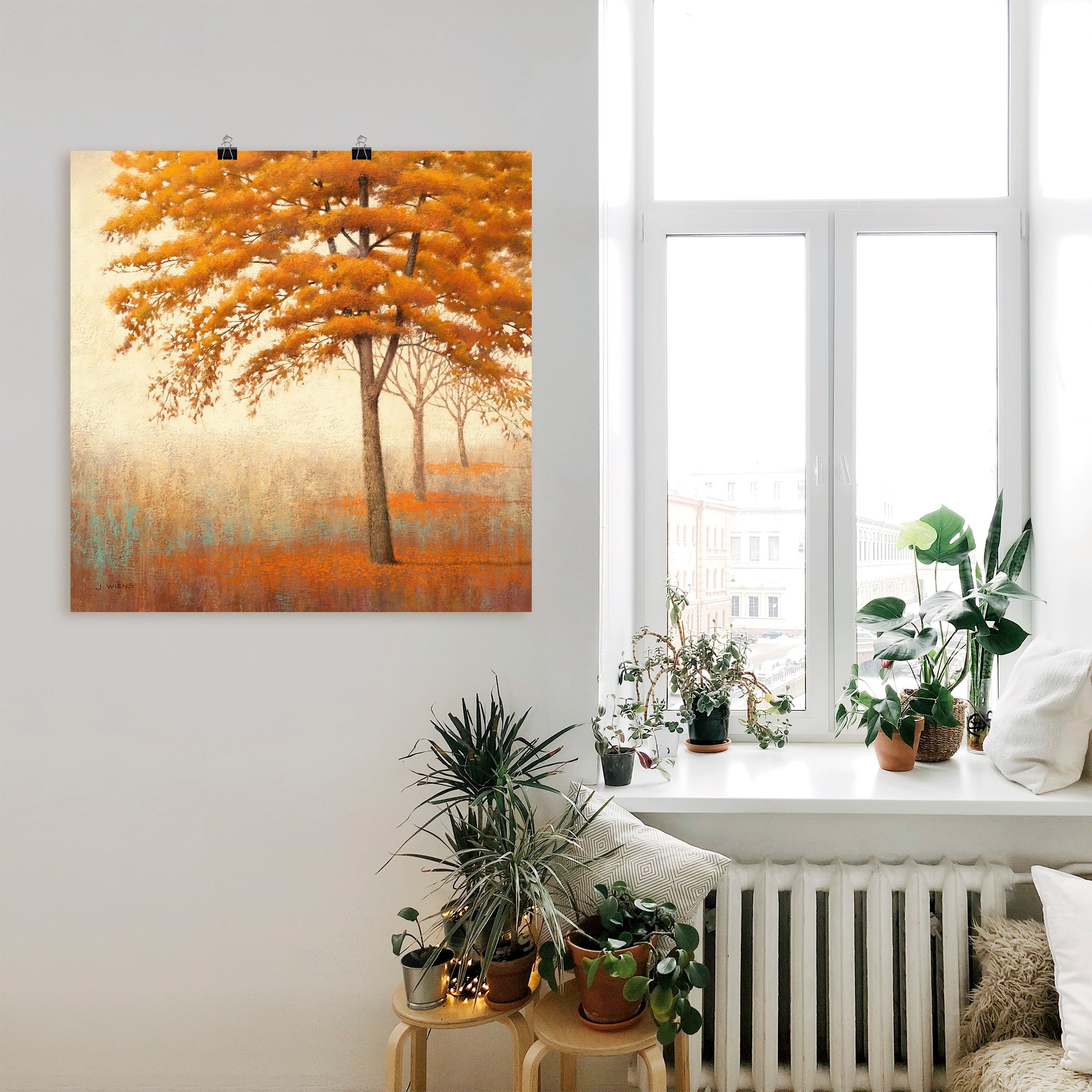 Artland Wandbild »Herbst Baum I«, Bäume, (1 St.), als Leinwandbild, Poster in verschied. Größen