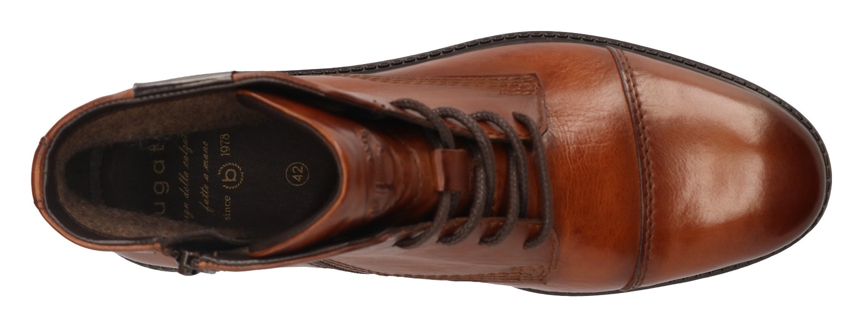 bugatti Schnürboots, Stiefel, Schnürstiefelette, Business-Boots mit Reißverschluss