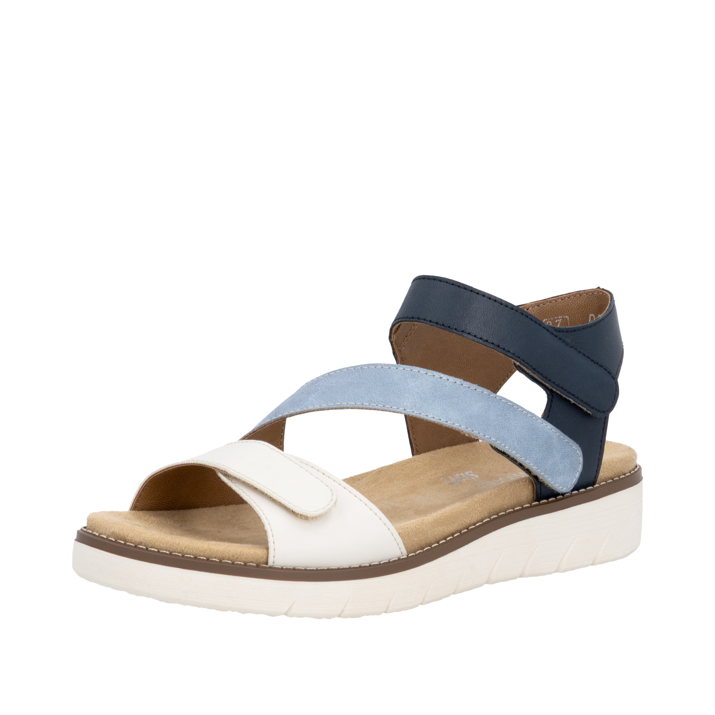 Remonte Sandale  Sommerschuh, Klettschuh, Sandalette, Riemchensandale mit Softfußbett