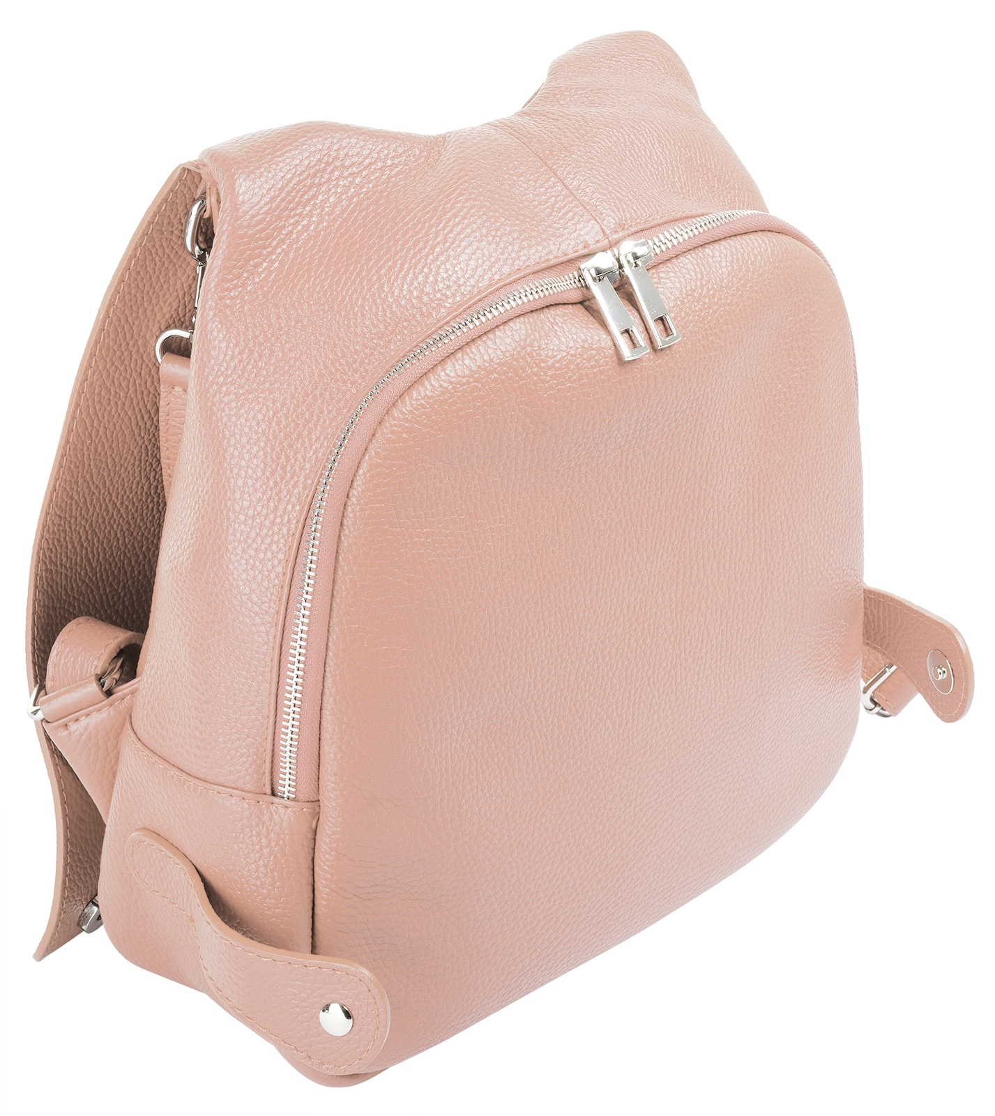 Cluty Cityrucksack, echt Leder, Made in Italy