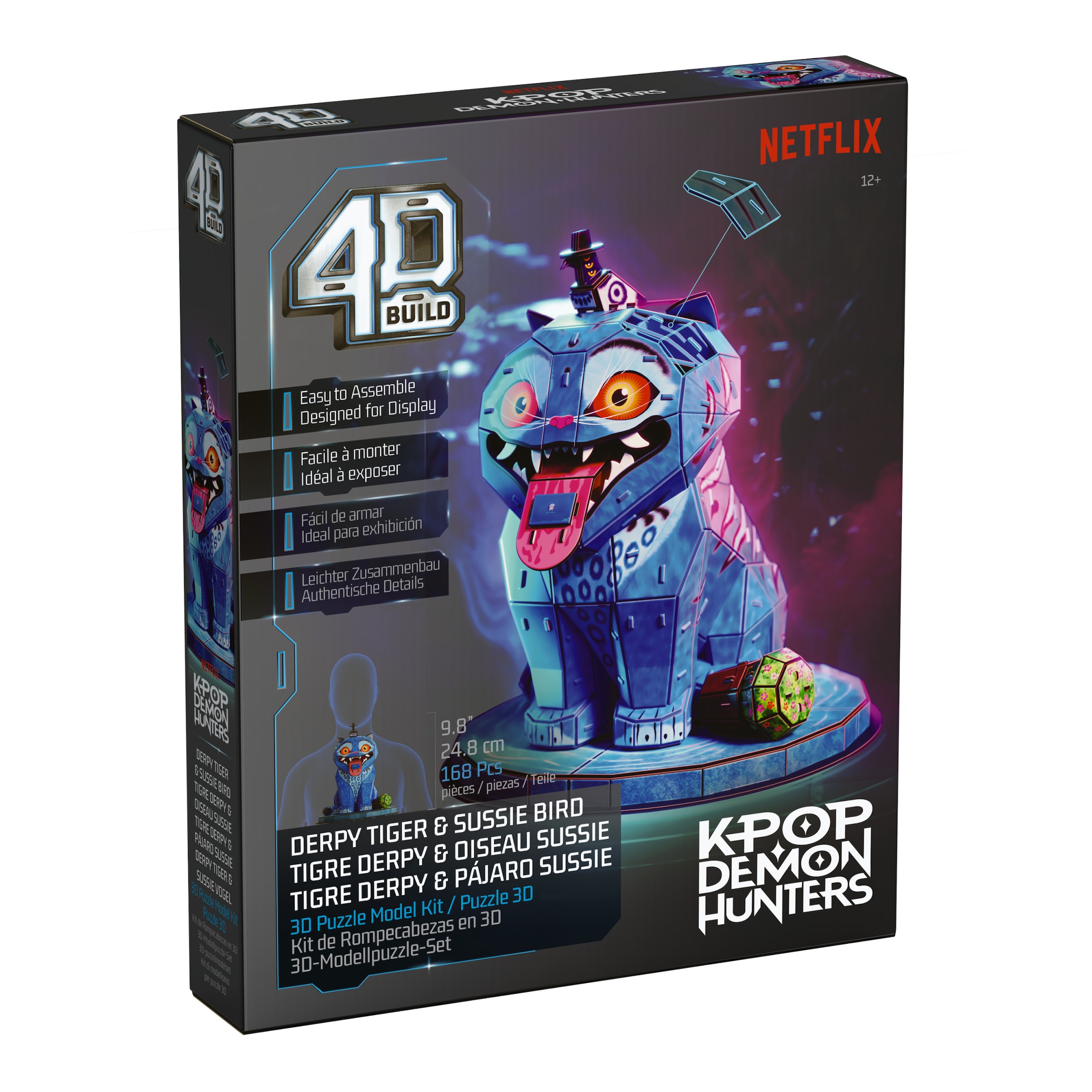 Spin Master 3D-Puzzle »4D Build - K-Pop Demon Hunters - Derpy Tiger und Sussie Vogel«