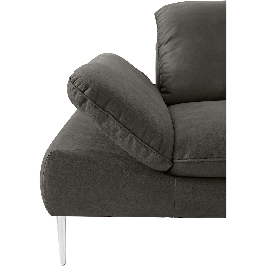 W.SCHILLIG Ecksofa »enjoy&MORE«, mit Sitztiefenverstellung, Füße Chrom glänzend, Breite 310 cm