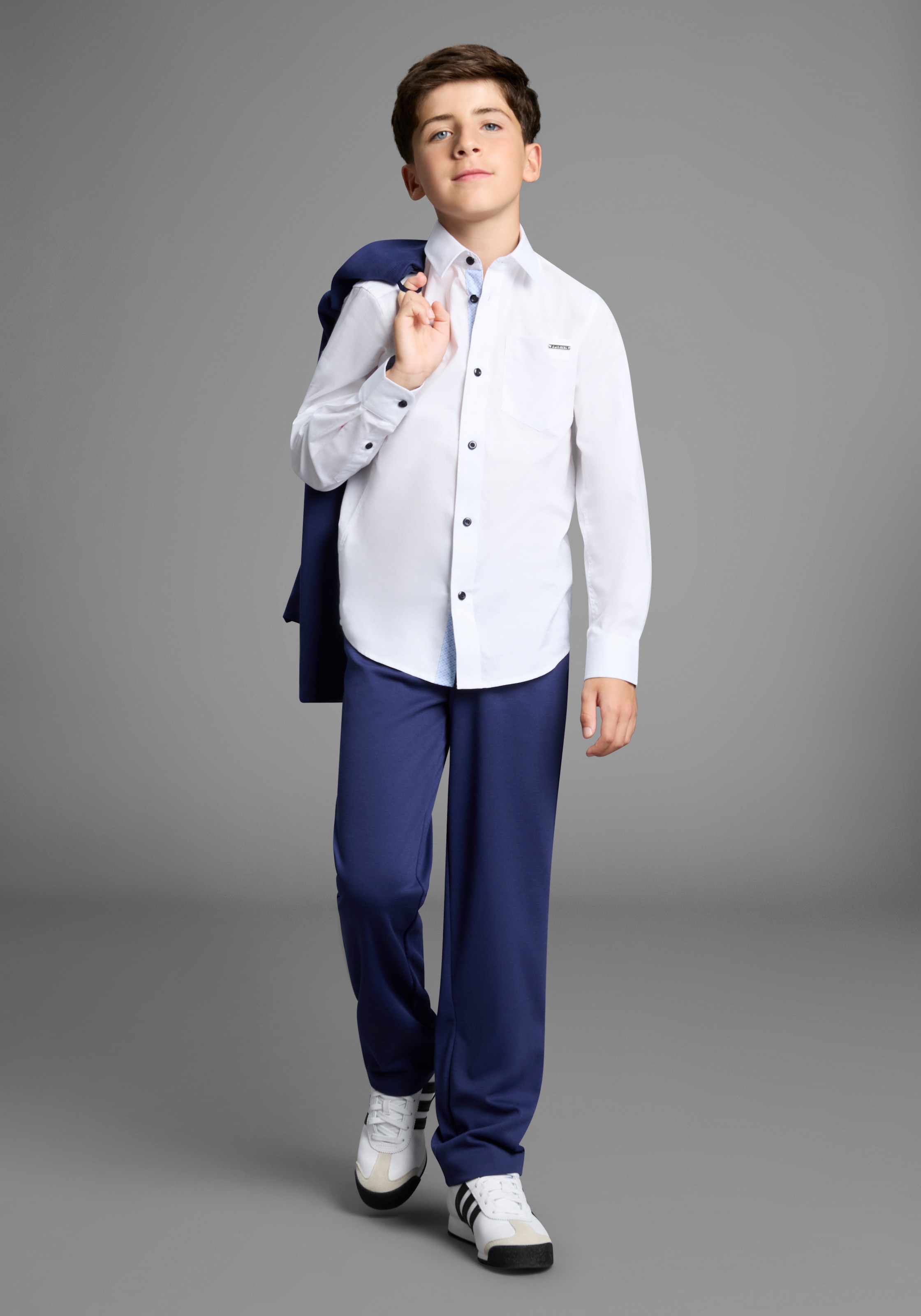 Bruno Banani Langarmhemd »Oberhemd für Jungen«, NEU! BRUNO BANANI für TEENS. Elegantes Hemd