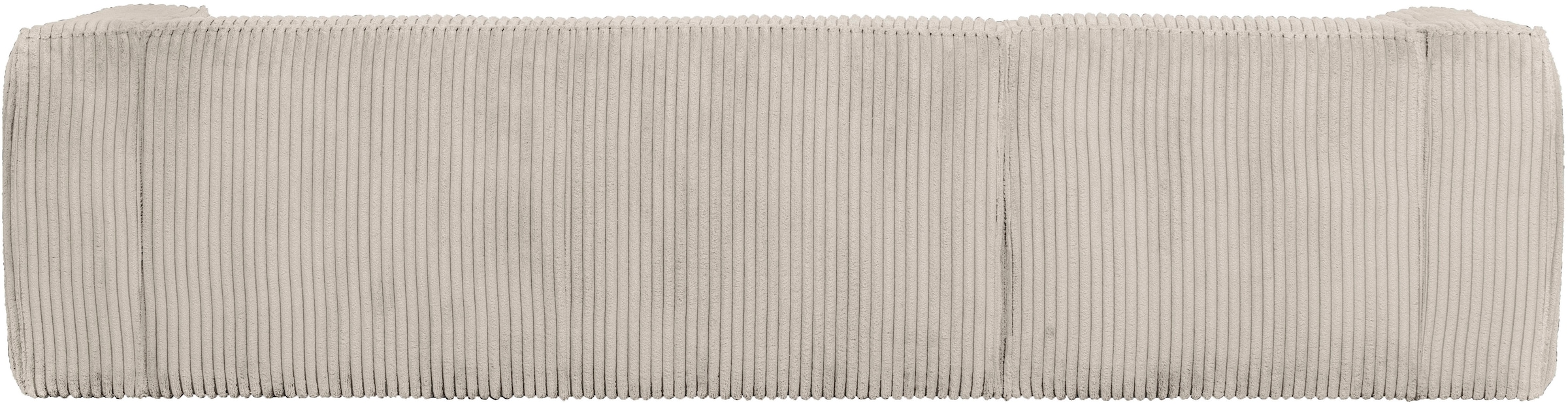 WOOOD Ecksofa »Bean Bezug Links mit hoher Sitzkomfort, H 73 x B 305 x T 96/175 cm« Ripsstoff, Tragkraft 400 kg, Gute Verschleißfestigkeit, pflegeleicht