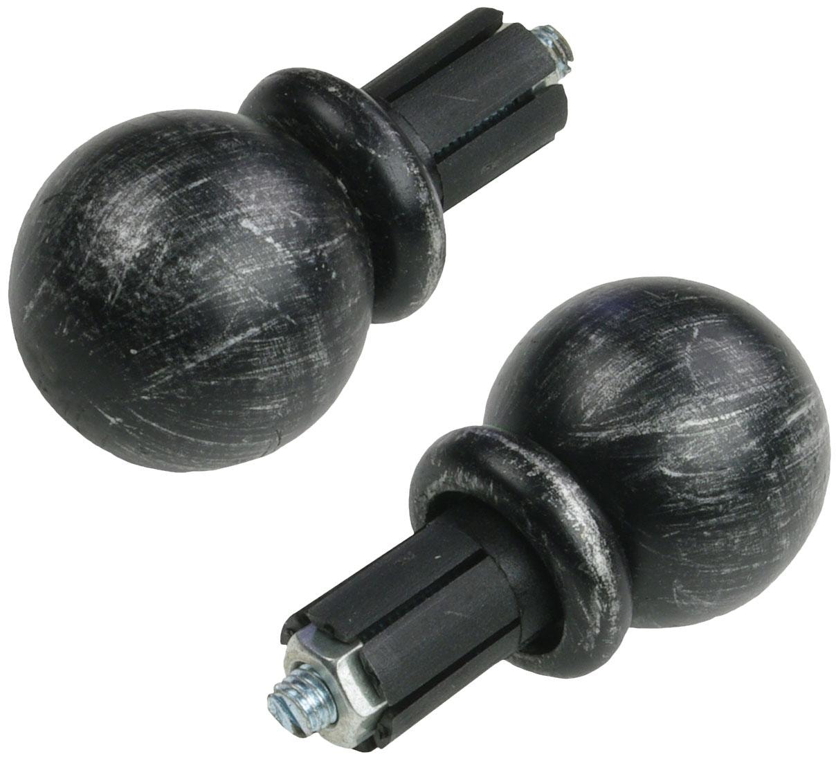 Liedeco Gardinenstange »Esp Kugel«, 2 läufig-läufig, Fixmaß, 2-läufig im Fixmaß Ø 16 mm