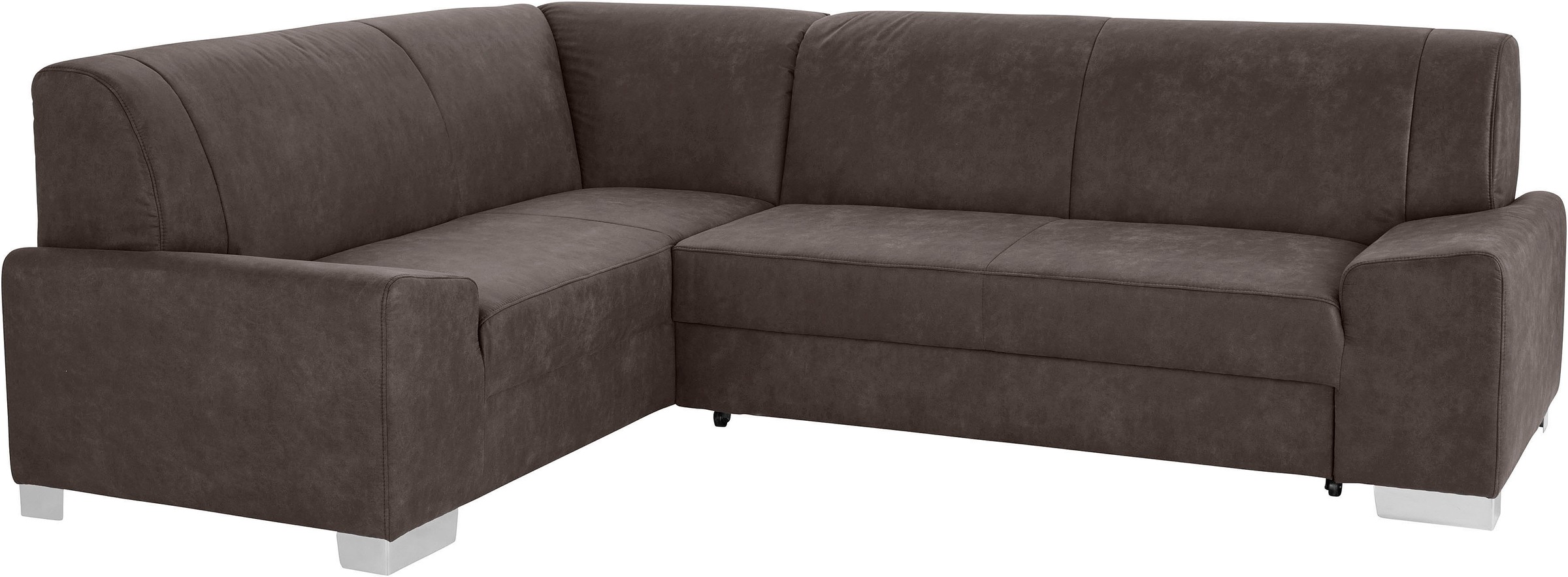 DOMO collection Ecksofa »Anzio in kubischer Formensprache, flache Armlehnen günstig online kaufen