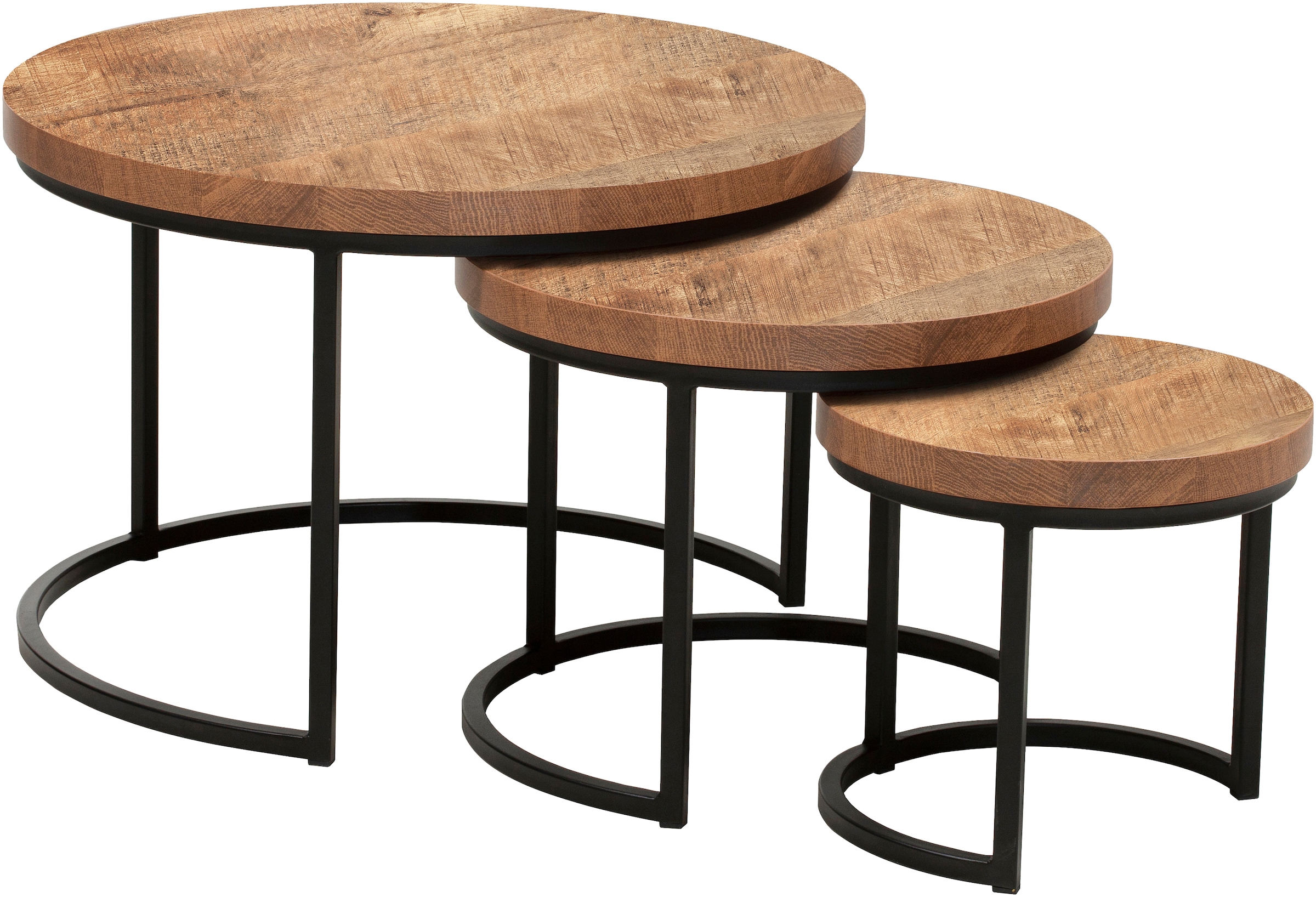 OMG Design Couchtisch »Hugo« 3 Stk. tlg. im 3er Set, variabel stellbar günstig online kaufen