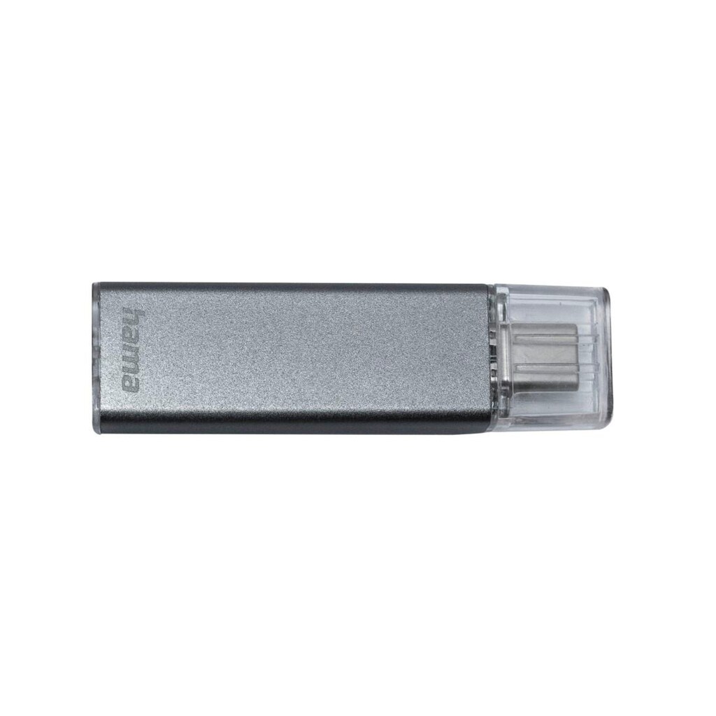 Hama USB-Stick »USB-Stick "Uni-C Classic", USB-C 3.1, 32GB, 70 MB/s, Anthrazit«, (Lesegeschwindigkeit 70 MB/s)