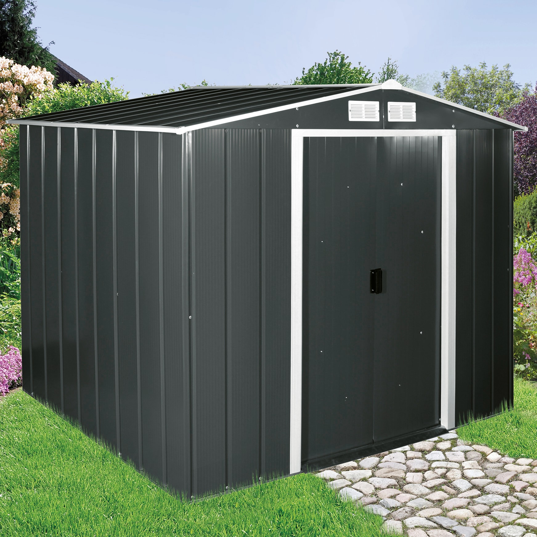 DURAMAX Gerätehaus »Eco 8x6«, Metall