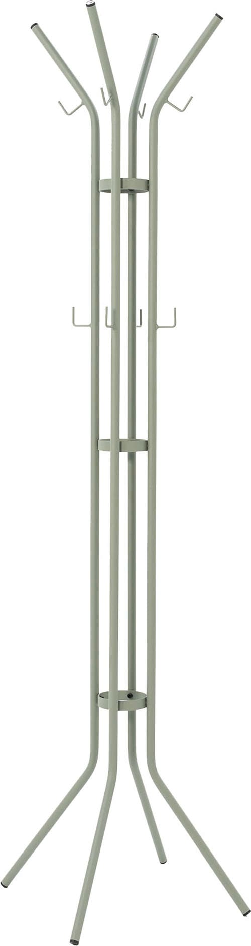 Spinder Design Garderobenständer »Jessy«, (1 St.), Platzsparender Garderobenständer aus Stahl, 8 Haken & Schirmständer