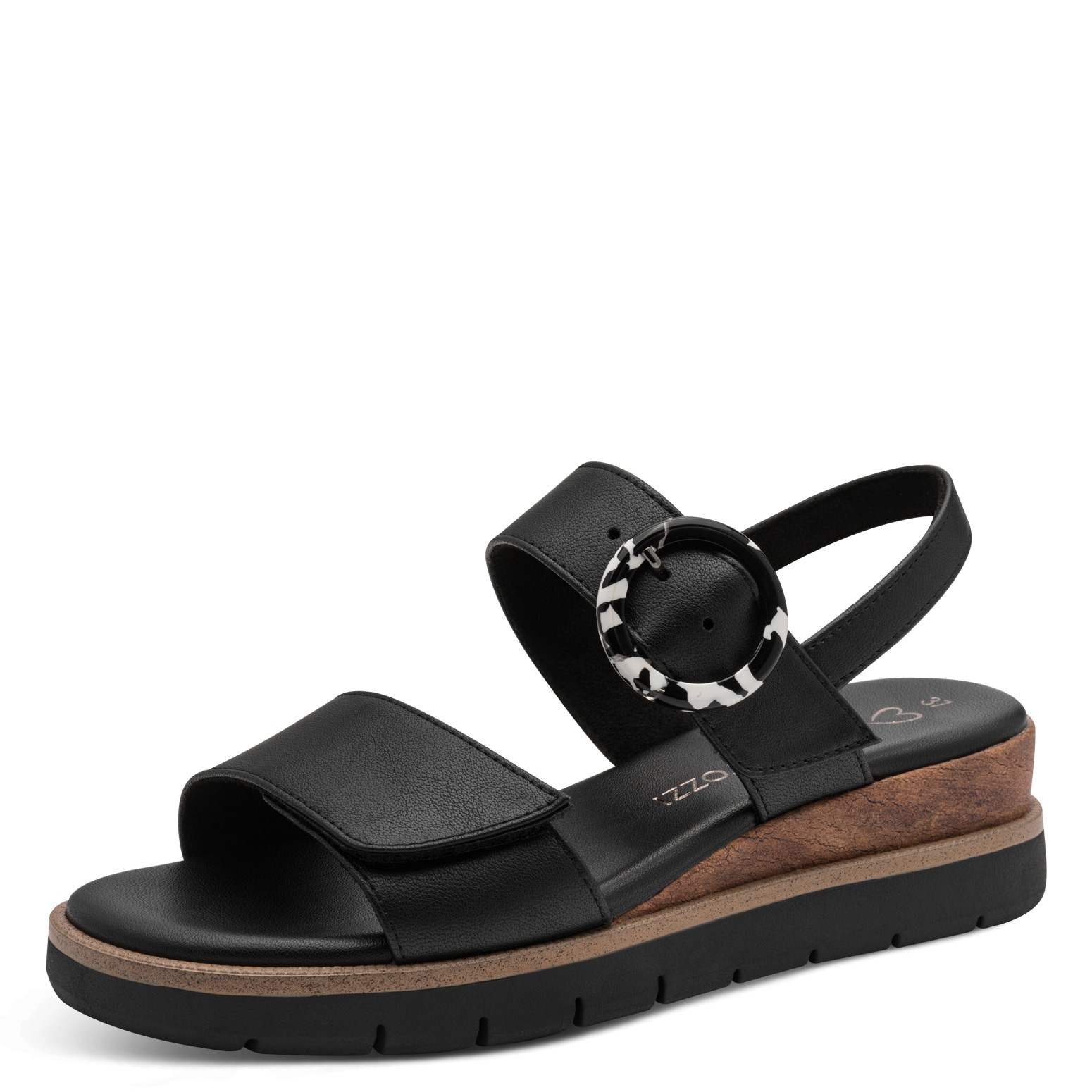 MARCO TOZZI Keilsandalette  Riemchensandale, Sommerschuh in veganer Verarbeitung