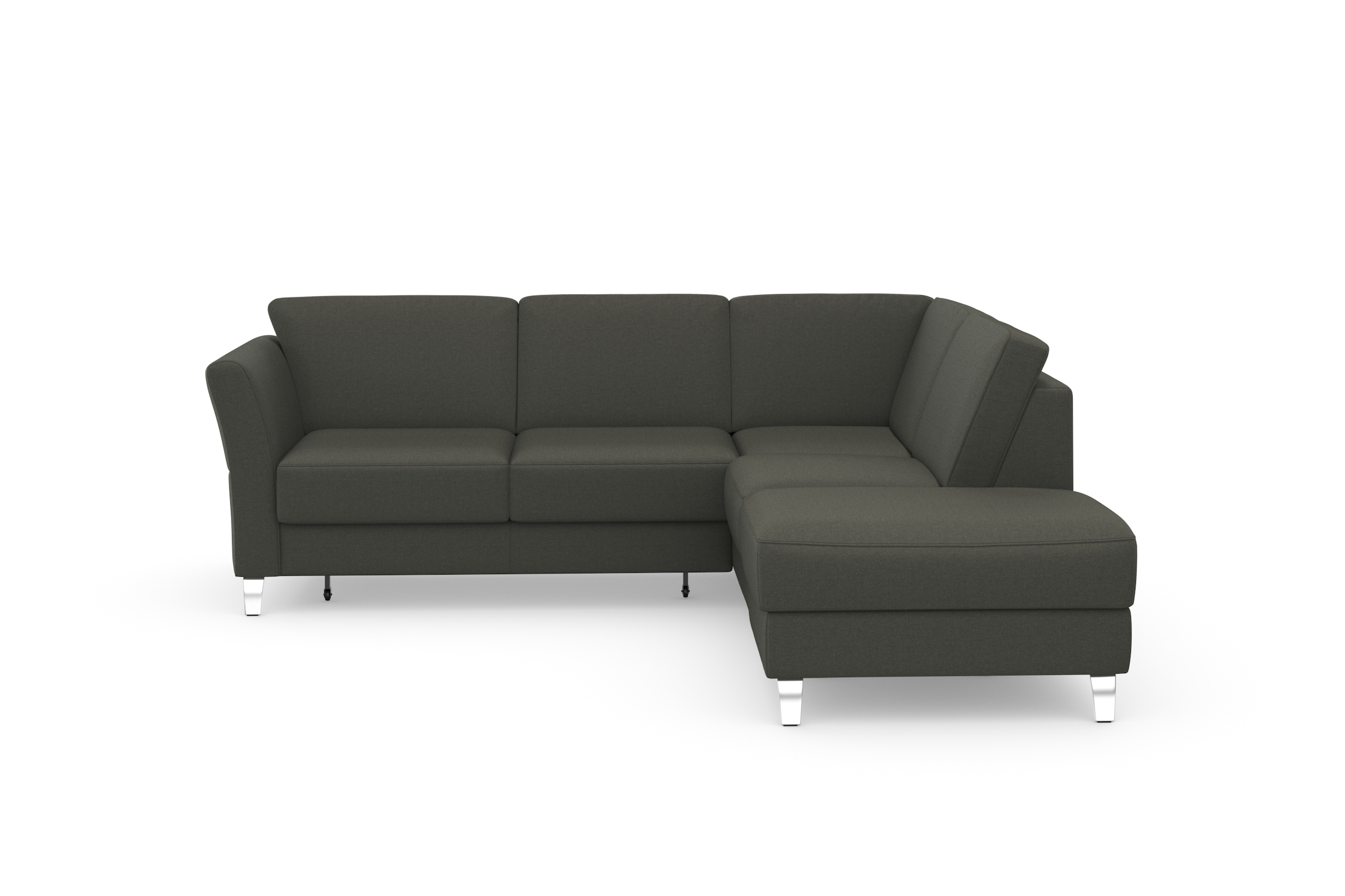 sit&more Ecksofa »Visby L-Form«, Wahlweise mit Bettfunktion und Stauraum, f günstig online kaufen