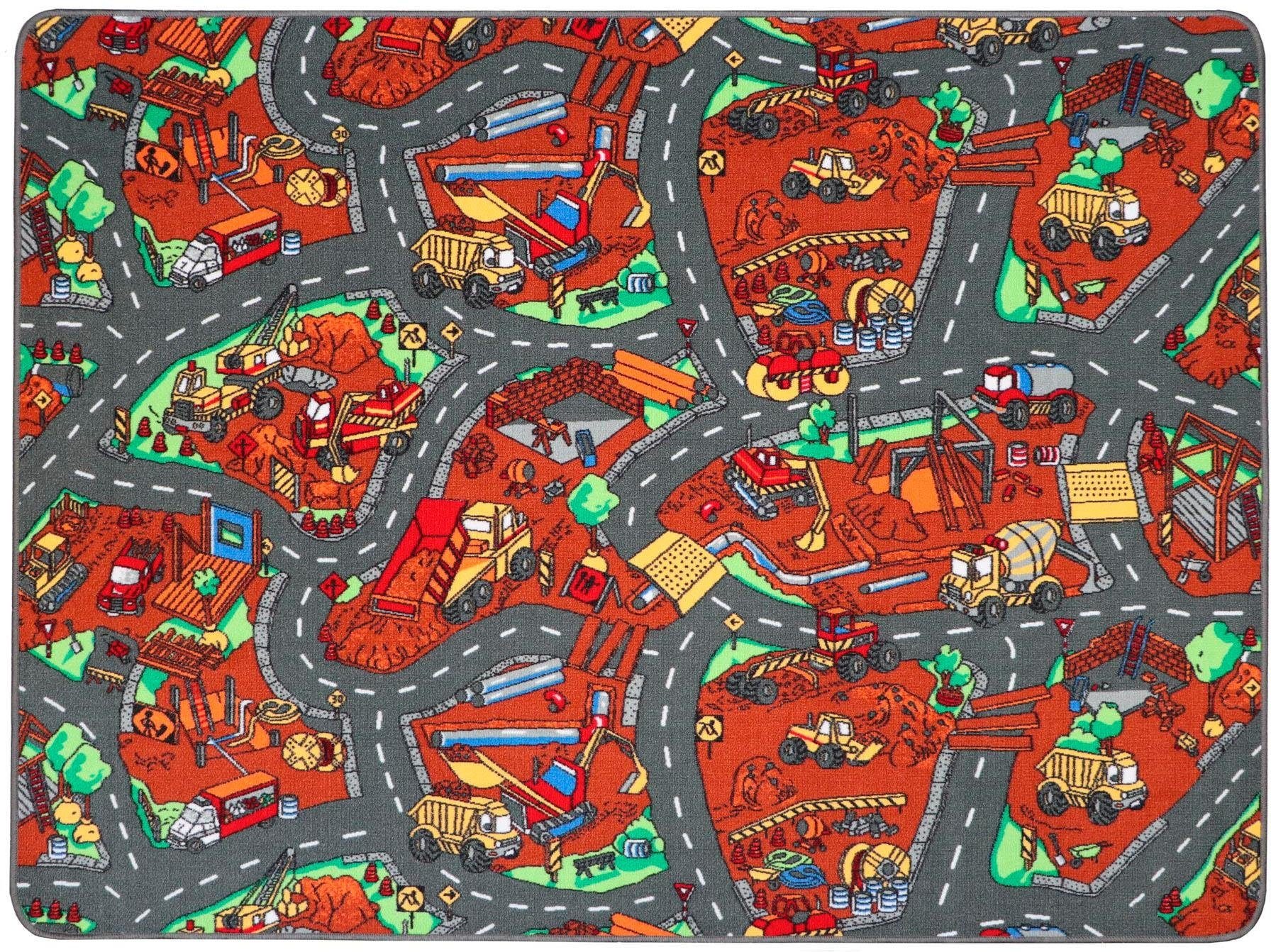 Primaflor-Ideen in Textil Kinderteppich »BAUSTELLE, Made in Belgium«, recht günstig online kaufen