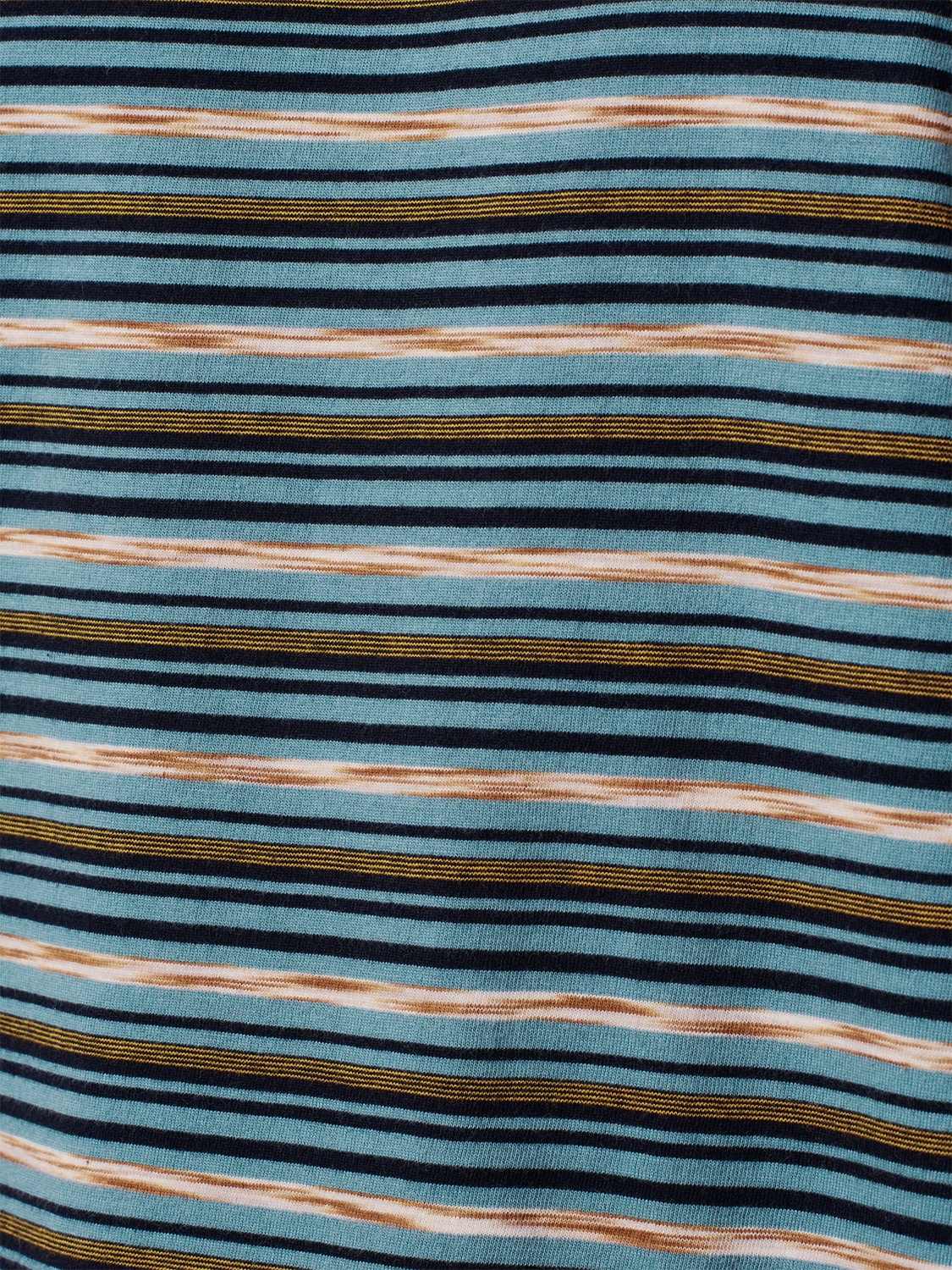 NO EXCESS T-Shirt »No Excess T-Shirt mit Rundhalsausschnitt und Multicolor-Streifen«