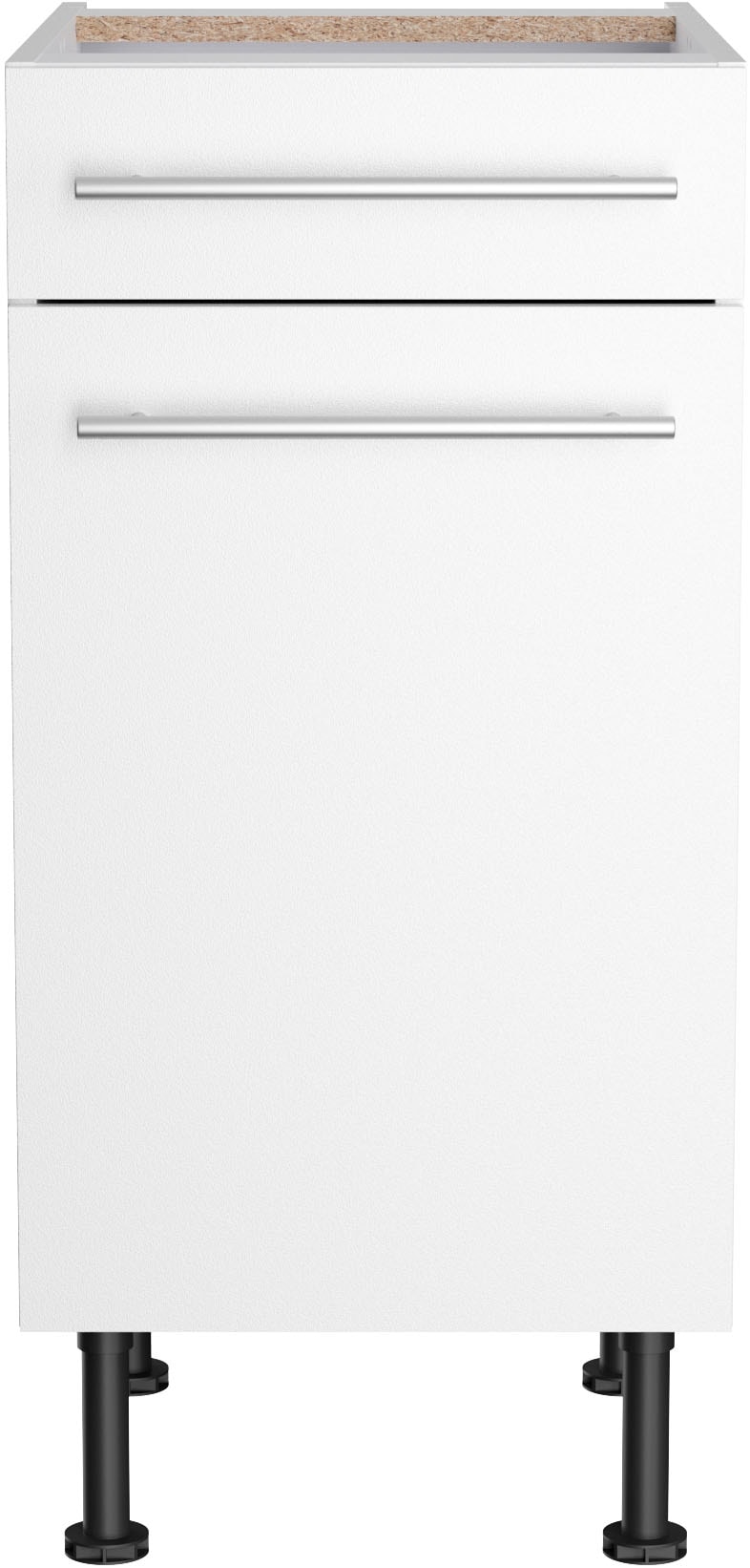 KOCHSTATION Unterschrank »KS-Bern2«, Breite 40 cm, 1 Tür, 1 Schubkasten, 1 Einlegeboden