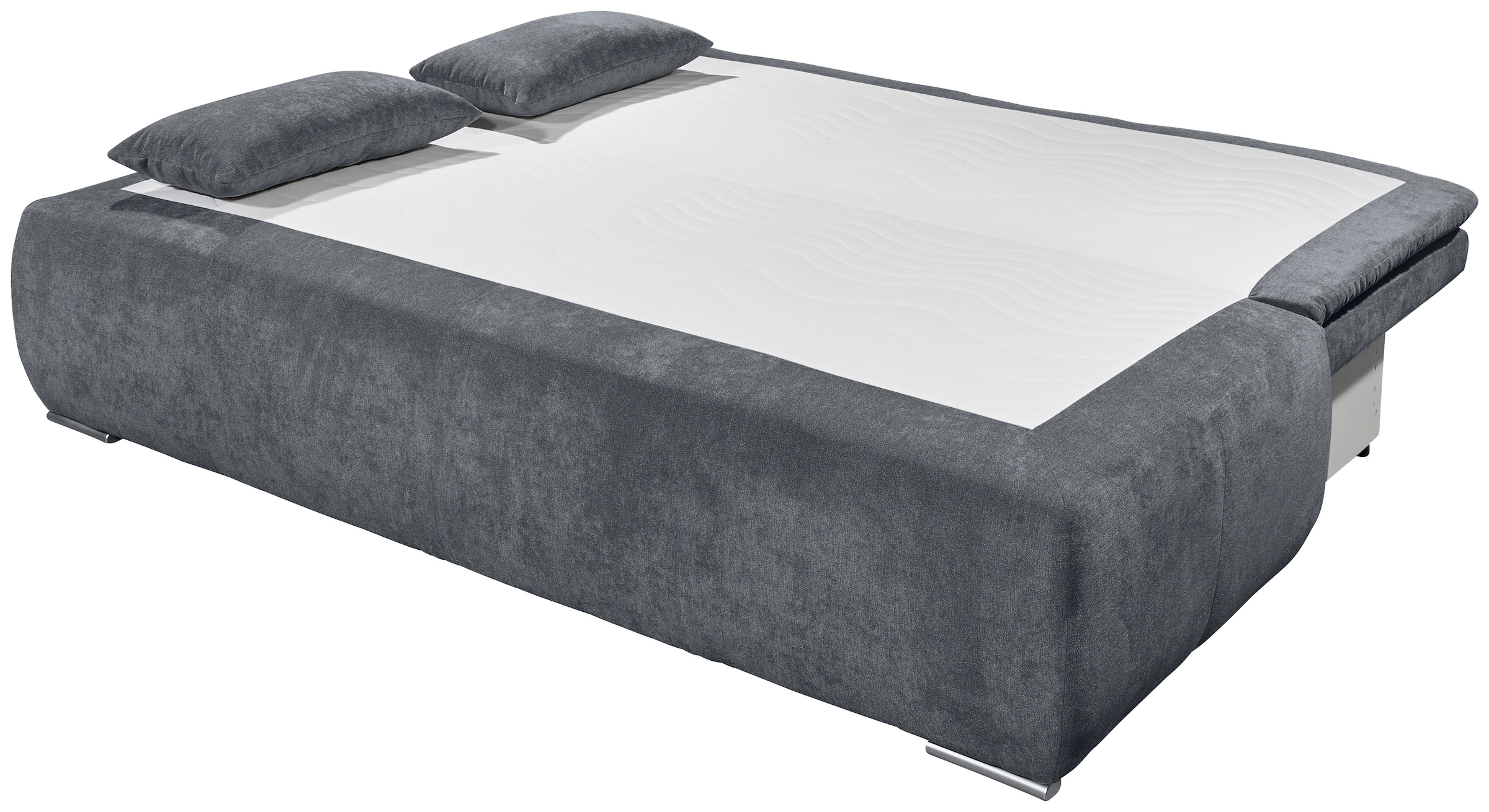ED EXCITING DESIGN Schlafsofa »Jana«, mit Bettkasten & 2 Armlehnenkissen