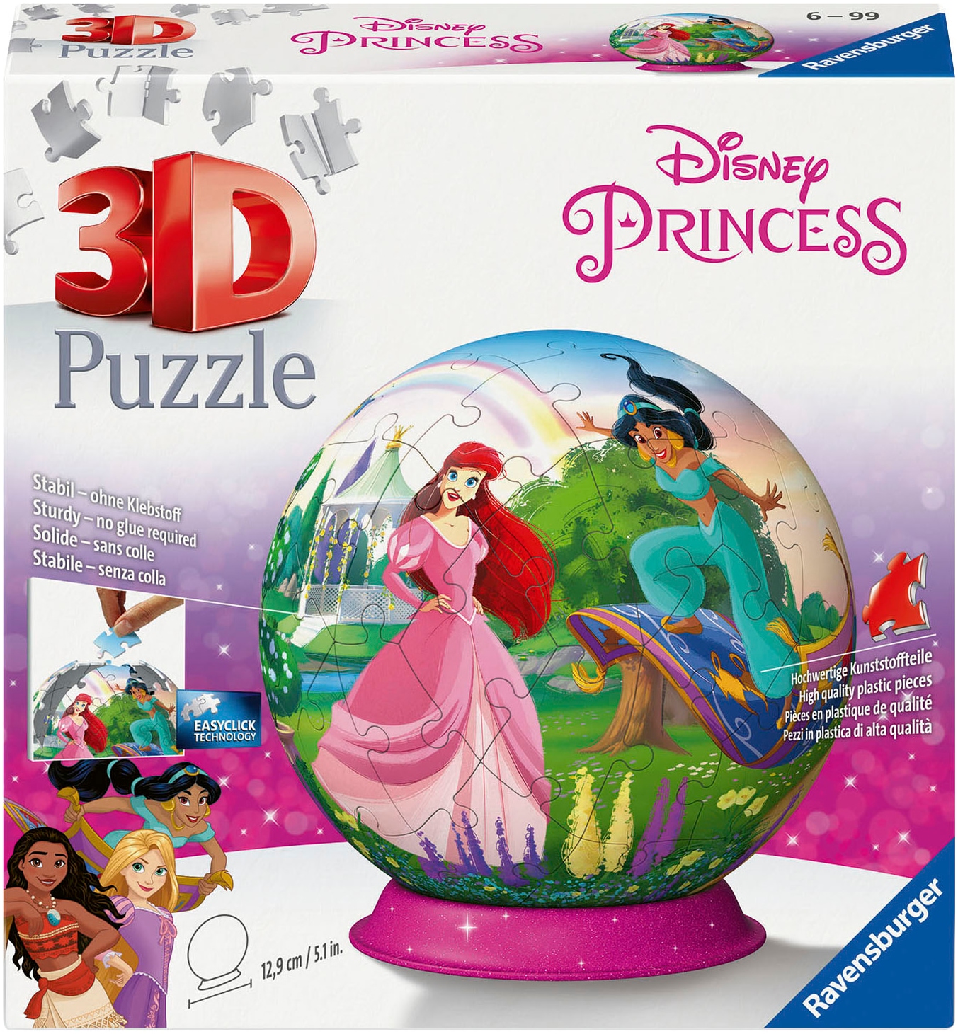 Ravensburger Puzzle »Puzzle-Ball Disney Princess«, Made in Europe