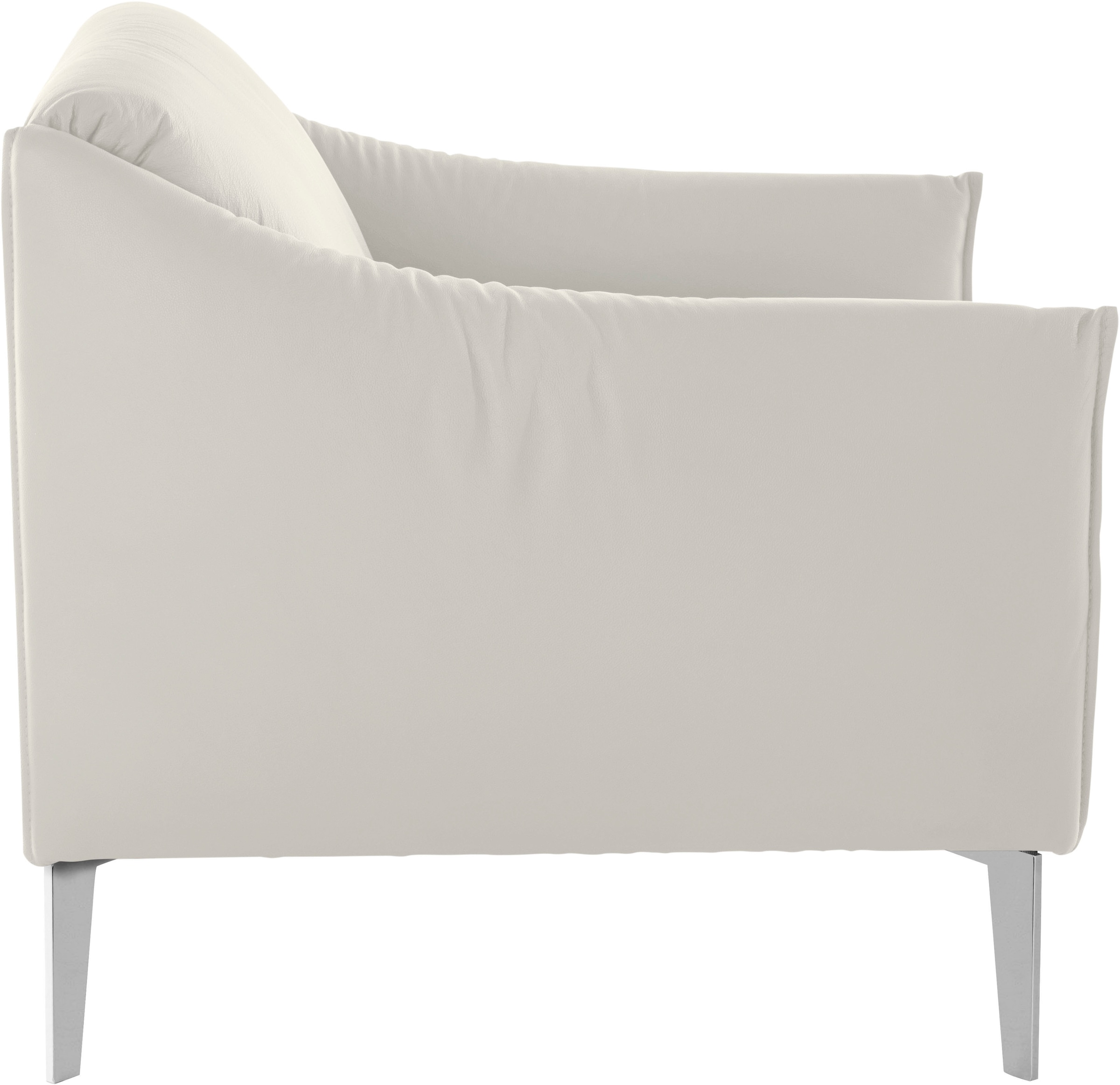 W.SCHILLIG Cocktailsessel »sally Designsessel, Loungesessel,«, mit Metall-Winkelfüßen in Chrom glänzend