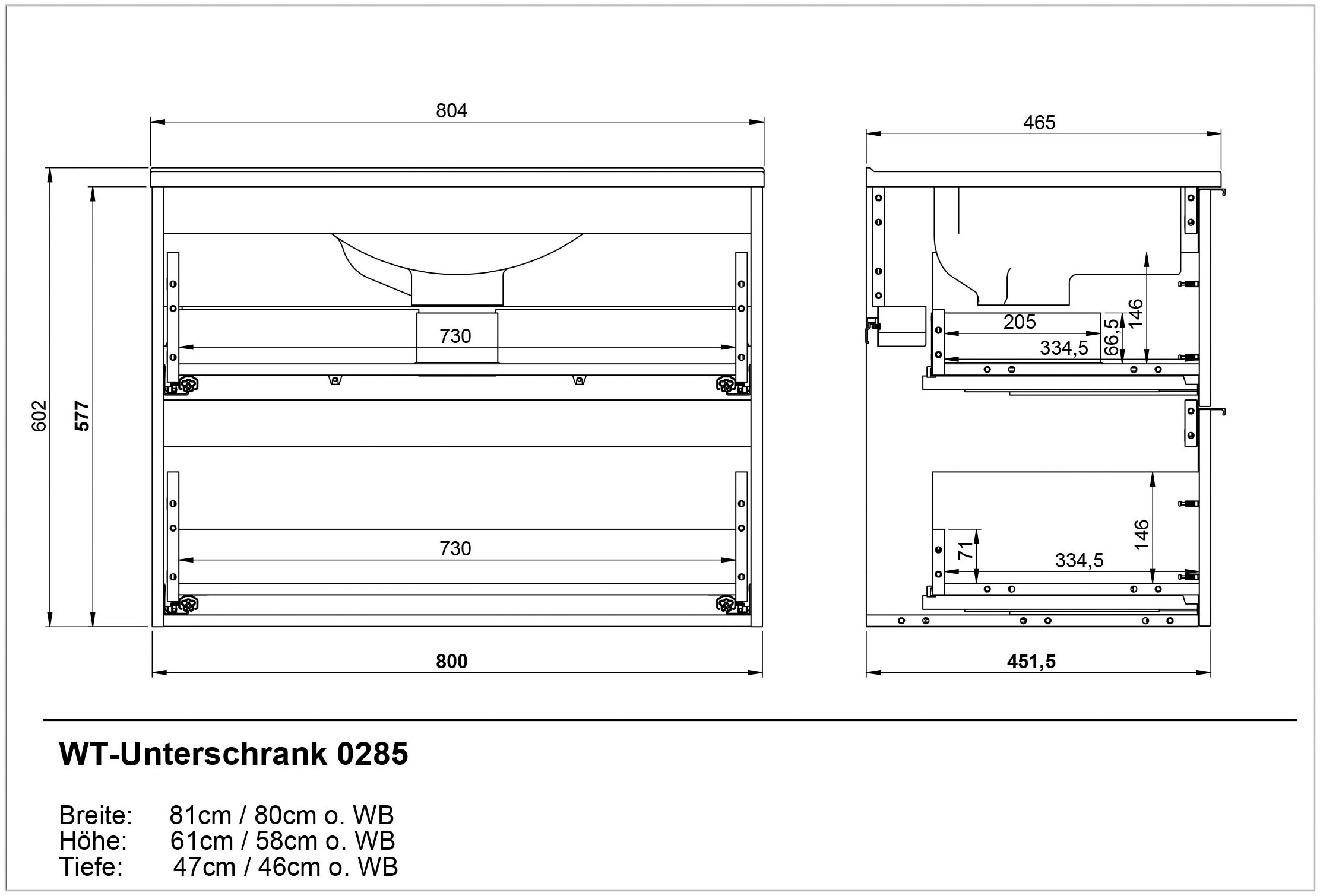 GERMANIA Badmöbel-Set »Crandon«, (5 St.), inkl. WT-Unterschrank, Spiegelschrank, Schrank, Mediumschrank, Kommode