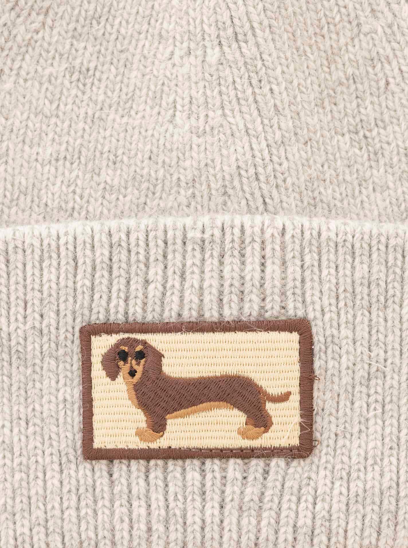Zwillingsherz Beanie »"Dog Patch"«, mit süßem Dackelmotiv und Wollanteil