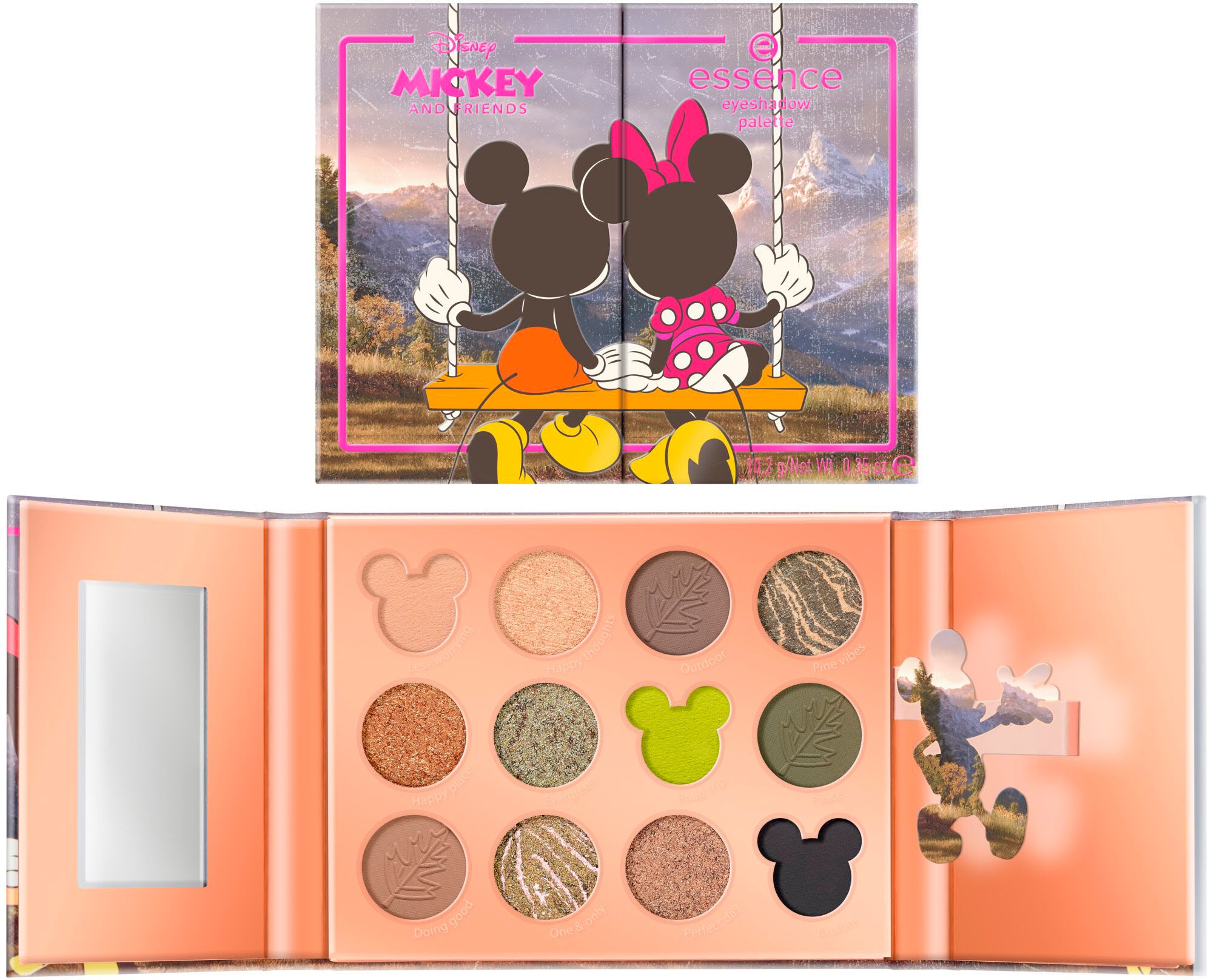 Friends Augen-Make-Up kaufen Looks online »Disney Essence eyeshadow Lidschatten-Palette and abwechslungsreiche für palette«, Mickey