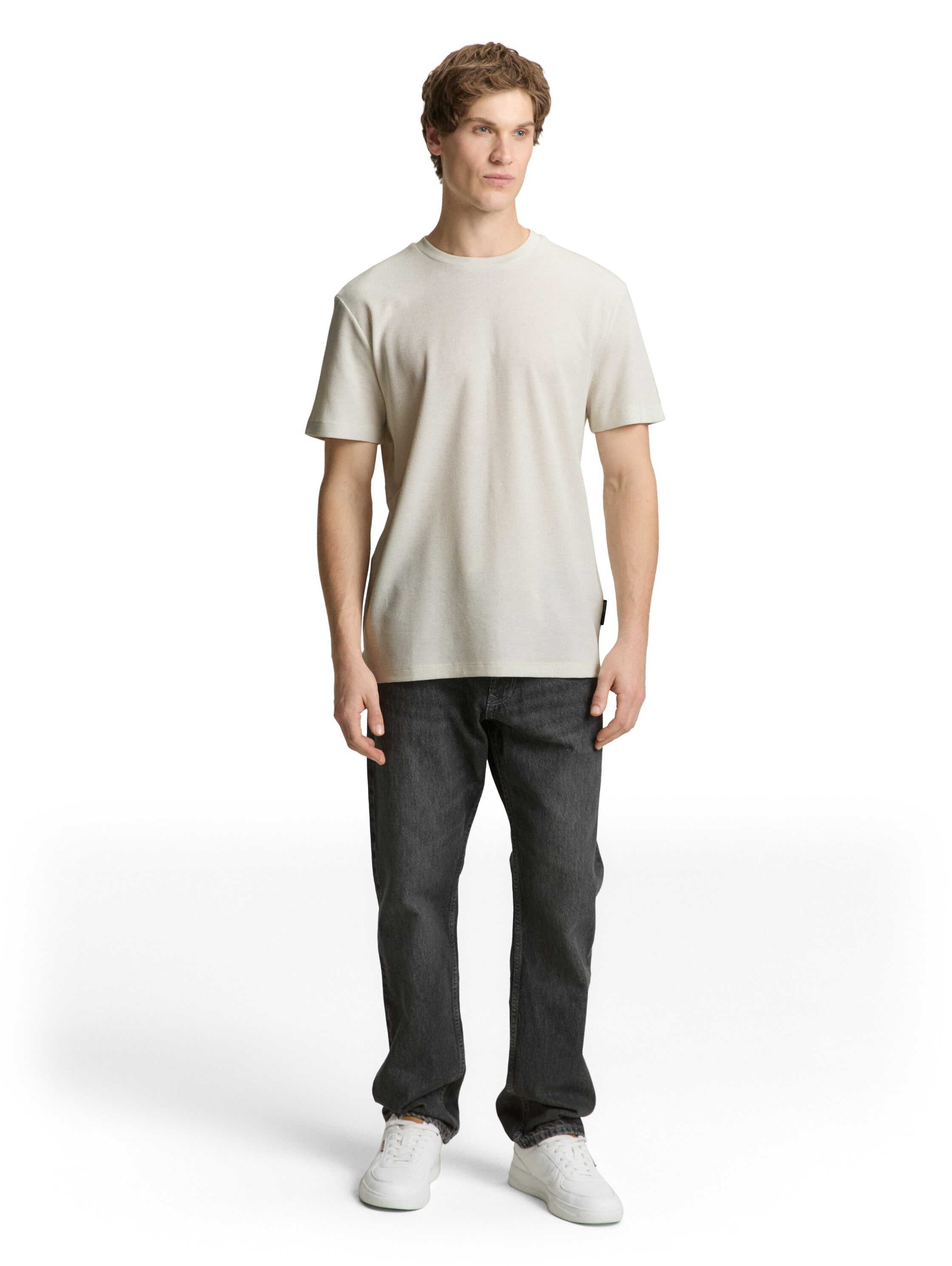 TOM TAILOR Denim T-Shirt in Piqué-Qualität