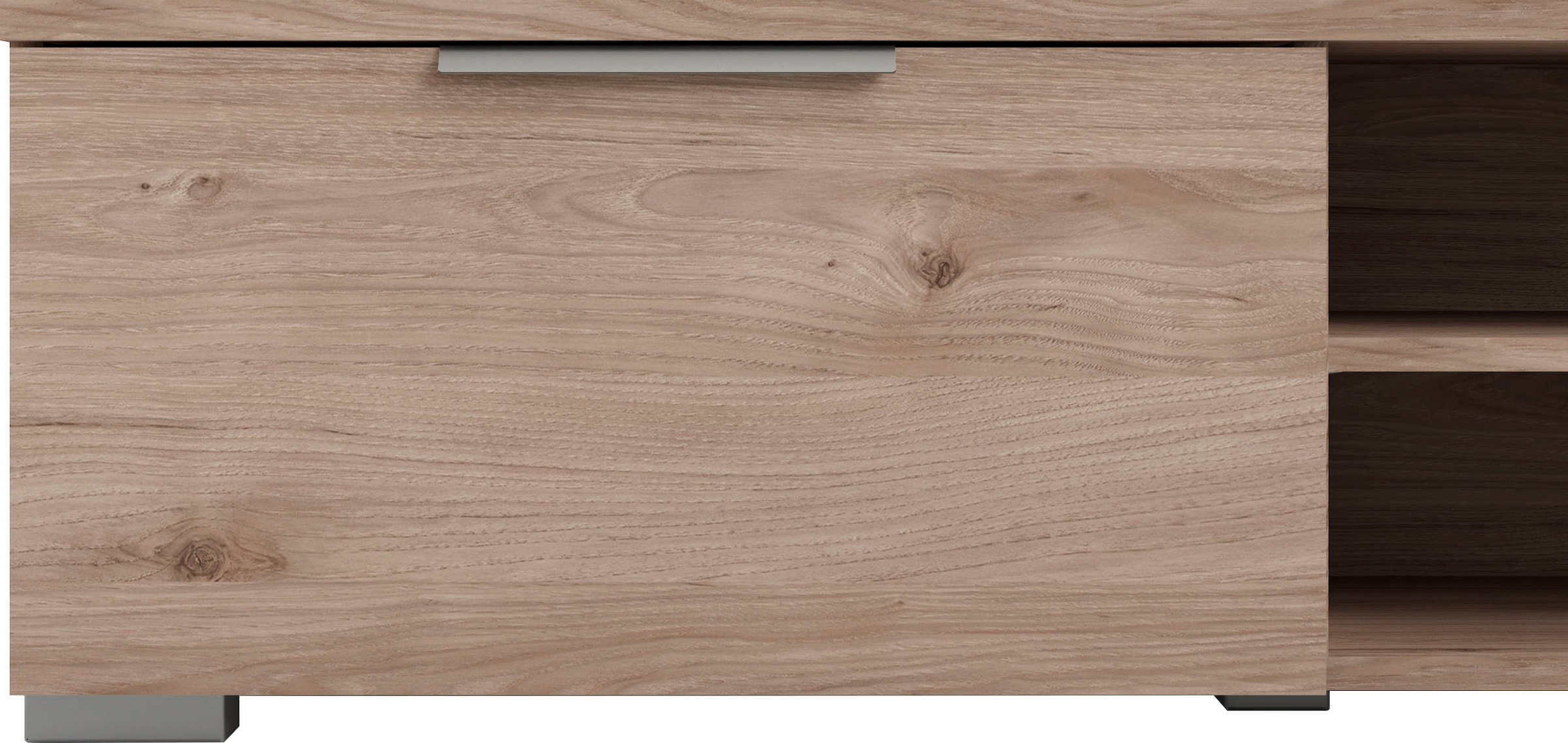 INOSIGN TV-Board »Match, TV-Möbel, Fernsehtisch, TV-Unit, Media-Möbel, Sideboard,«, mit 2 Schubladen und 1 offenen Fach, Breite 172,7 cm, Höhe 33 cm