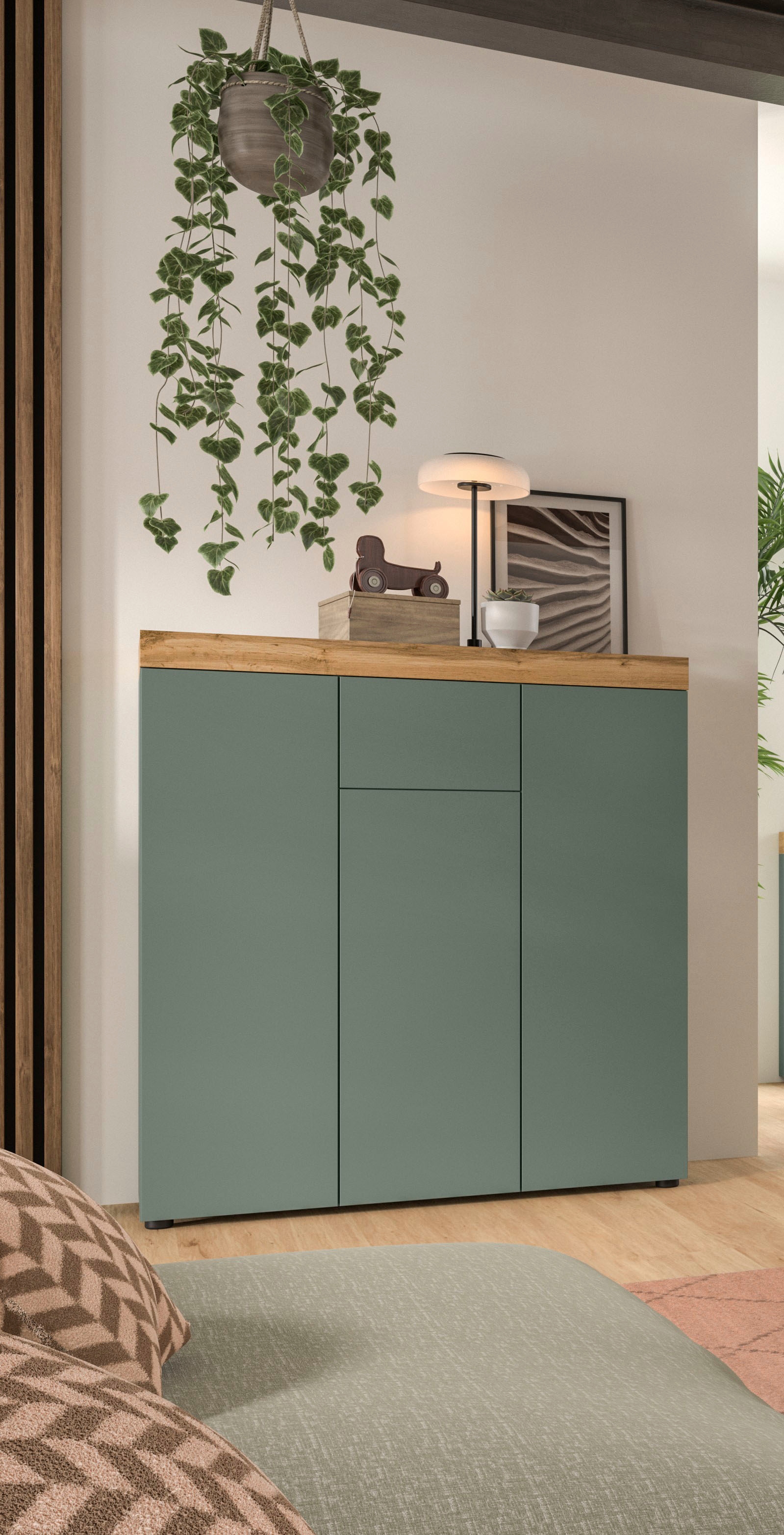 OTTO home Highboard »MAMBO, Breite 105 cm, Höhe 80 cm« 1 Stk. tlg. Kommode, Sideboard, Wohnzimmer, Schlafzimmer