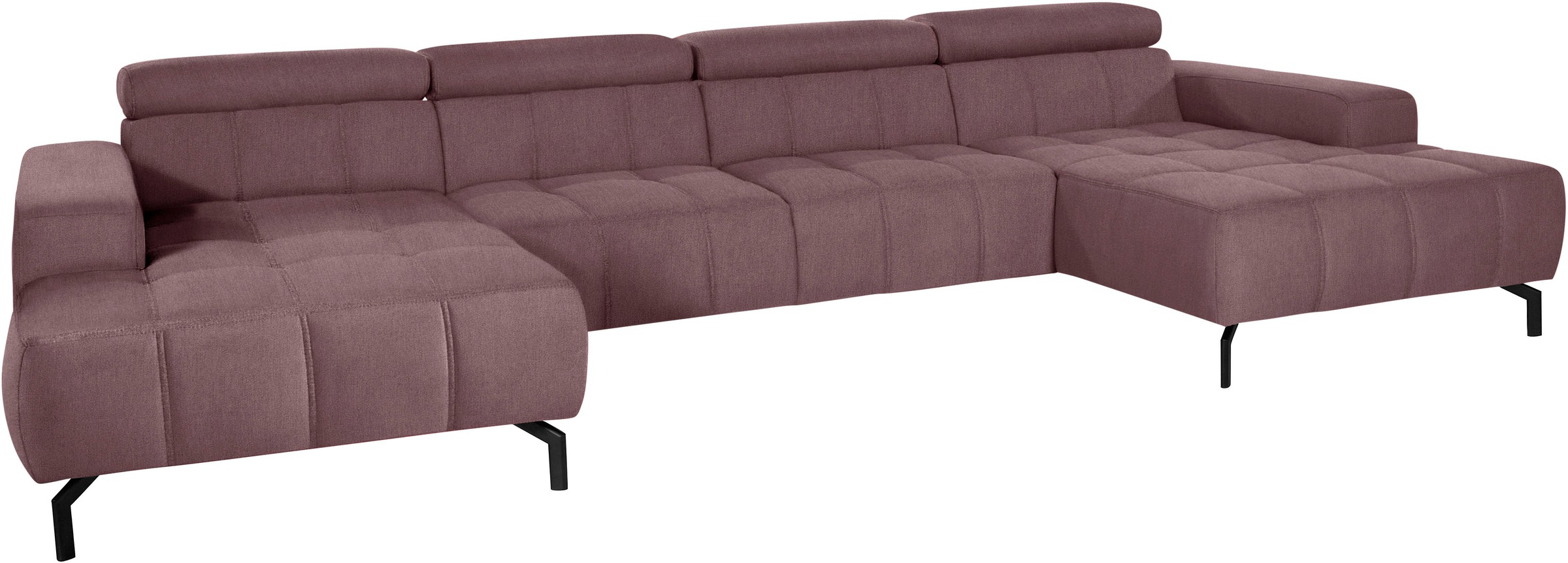 DOMO collection Wohnlandschaft "Cunelli tolle Sitznähte als Designelement, günstig online kaufen