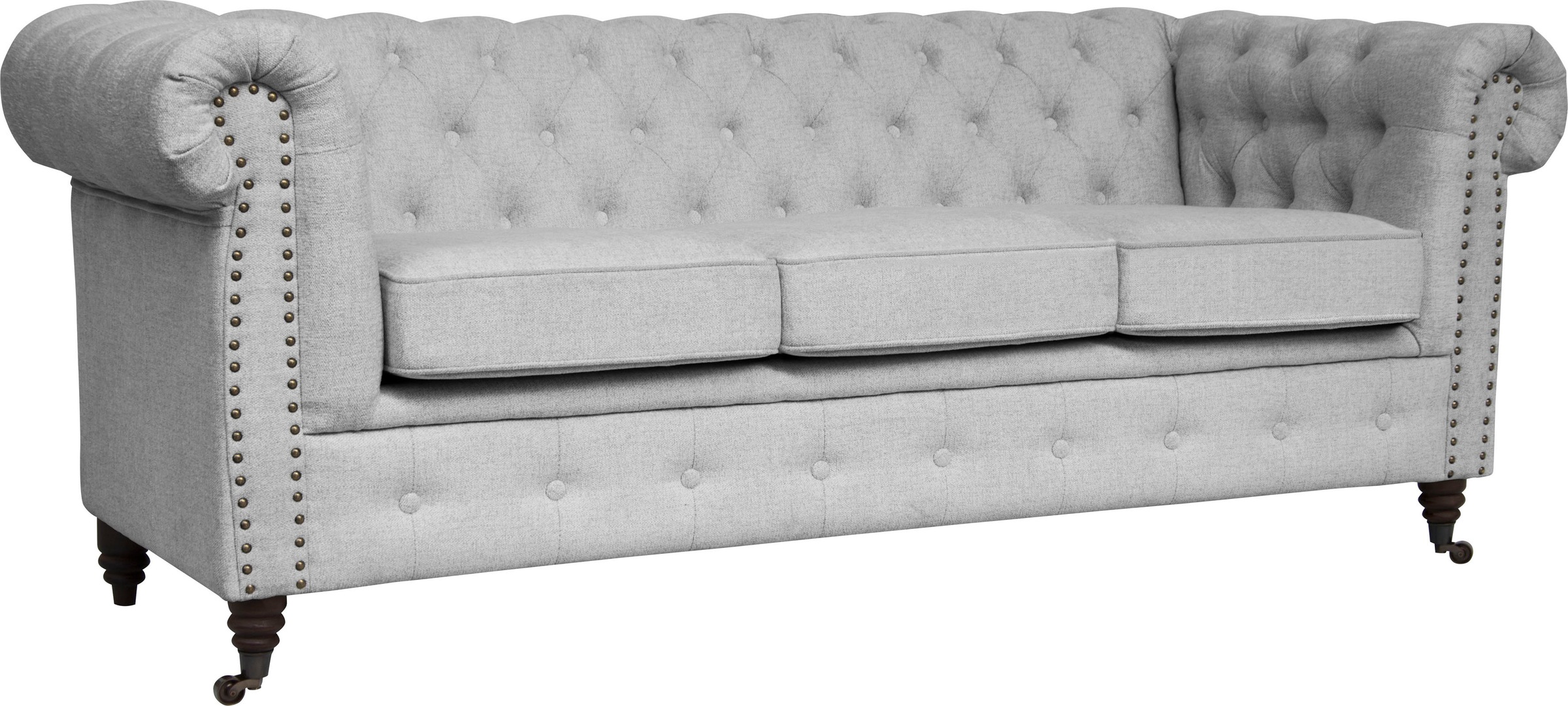 Home affaire Chesterfield-Sofa »Aarburg«, aufwändige Knopfheftung und Ziernägel im Chesterfield-Design