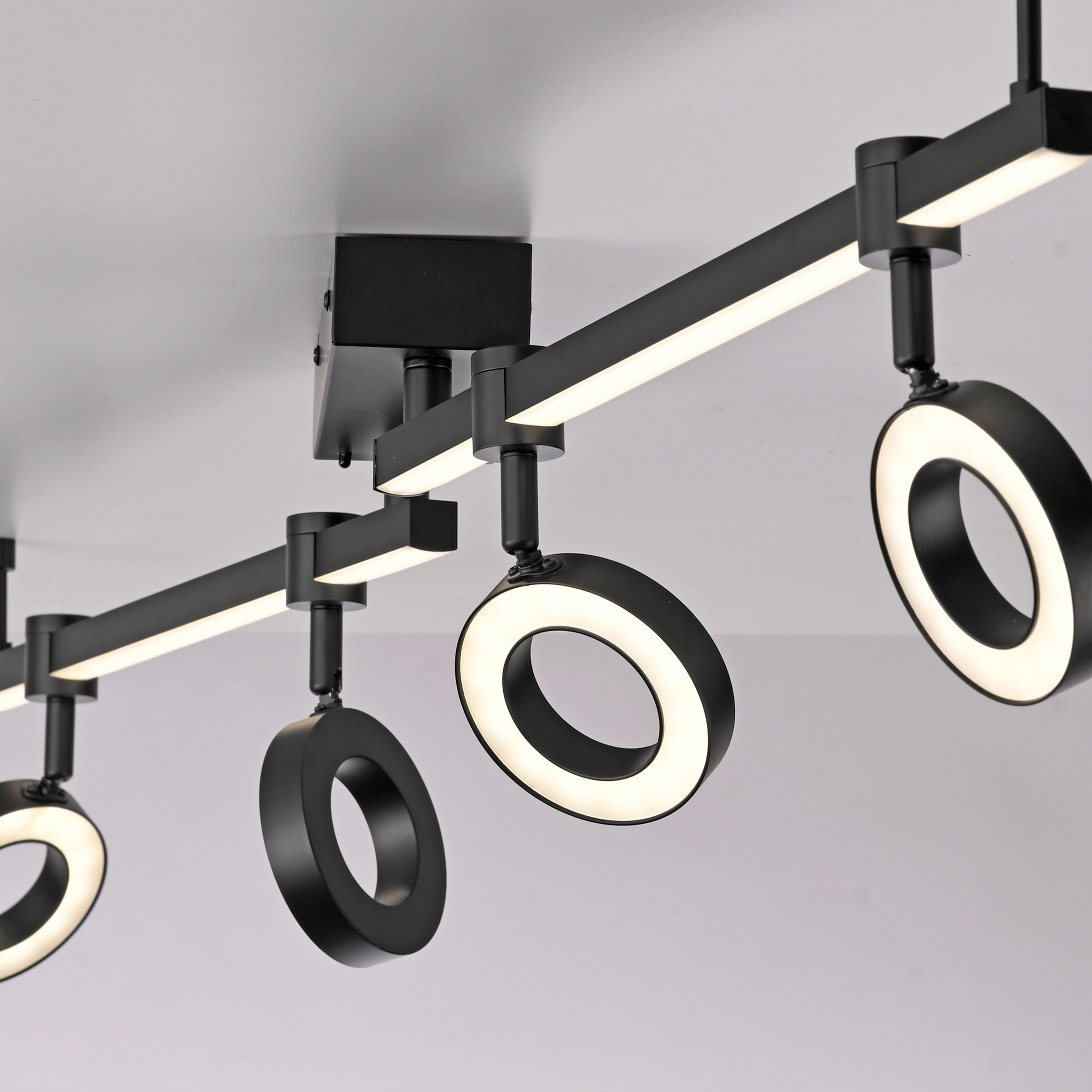JUST LIGHT Deckenleuchte »Ls-BILEDA«, 1 flammig, Leuchtmittel LED-Board | LED fest integriert, LED, RGB+tunable white, Fernbedienung, Infrarot inkl., Smarthome fähig