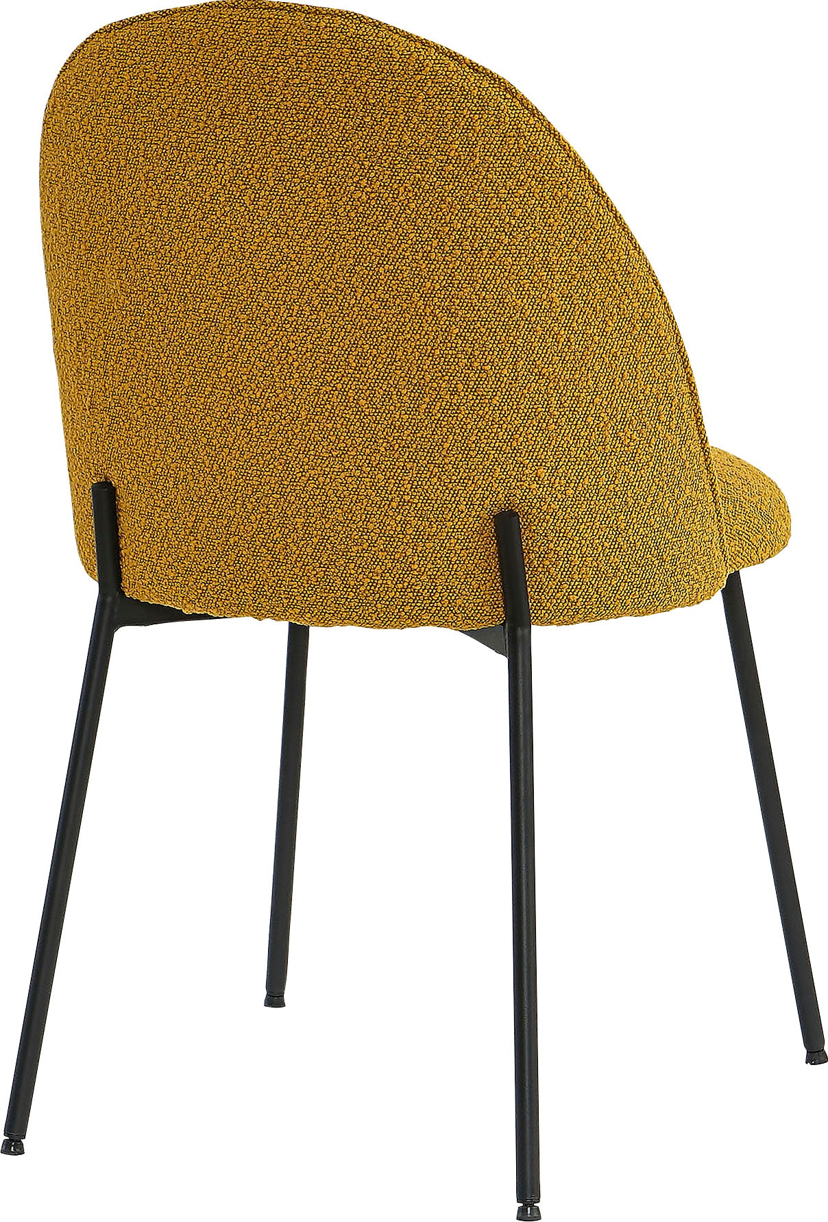 TOM TAILOR HOME Polsterstuhl, (Set), 2 St., Bouclé, mit abgerundeter Rückenlehne