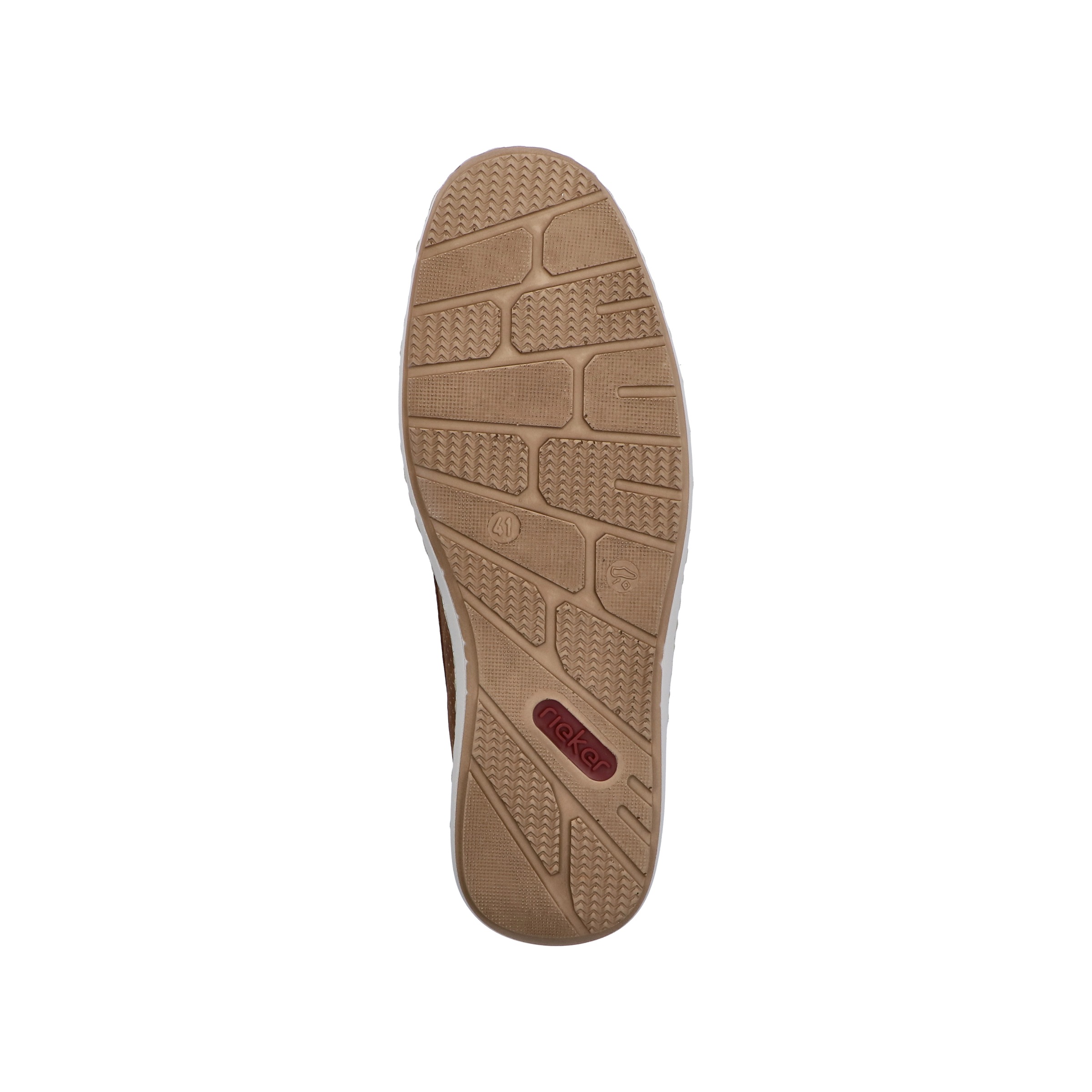 Rieker Bootsschuh  Mokassin, Halbschuh, Frühlingsschuh mit Perforation