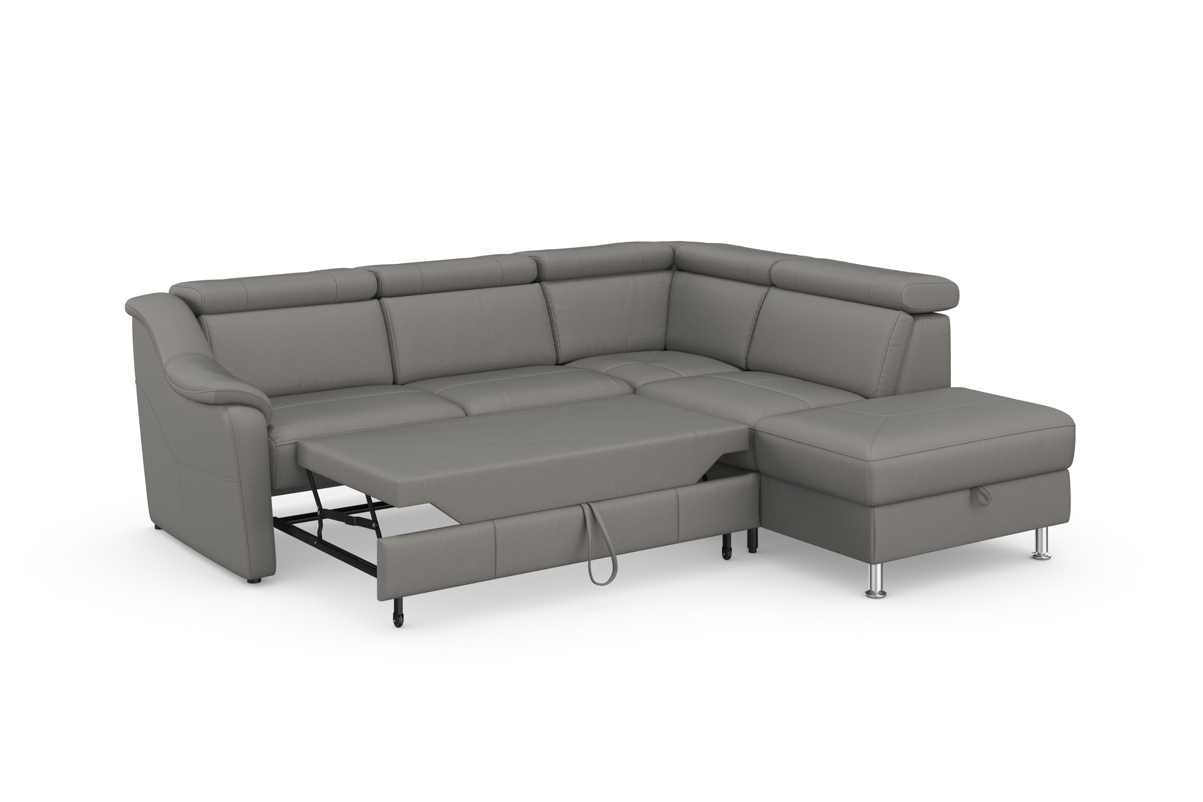sit&more Ecksofa »Freetown L-Form«, inklusive Kopfteilverstellung und komfortablem Federkern