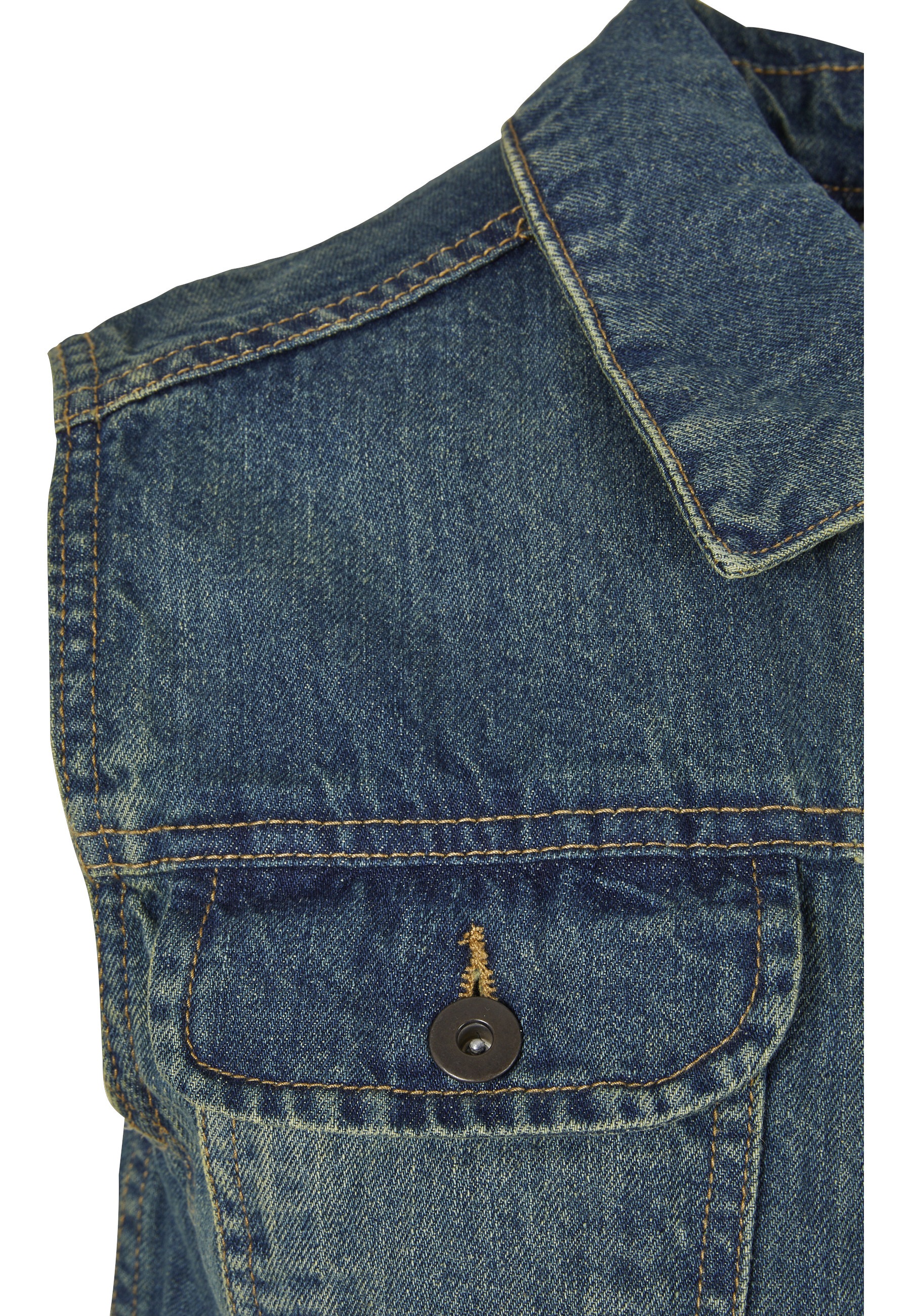 URBAN CLASSICS Jerseyweste »Urban Classics Herren Denim Vest« 1 Stk.