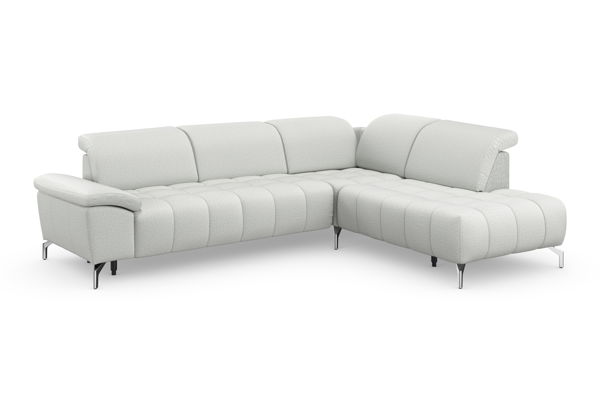sit&more Ecksofa »Cool L-Form«, wahlweise mit Kopfteilverstellung und Vorziehsitz, motorisch