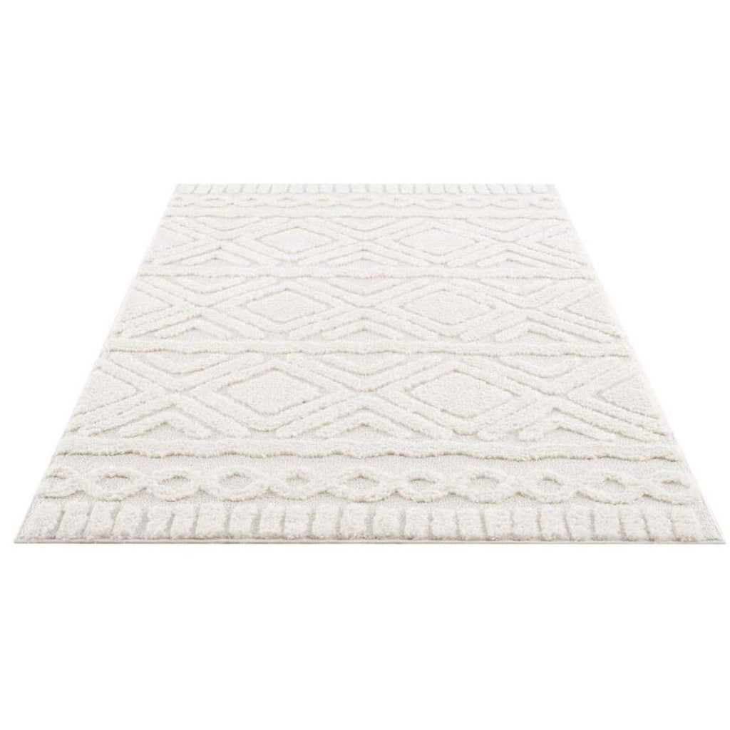 Carpet City Hochflor-Teppich »Focus 3382, Boho-Style«, rechteckig