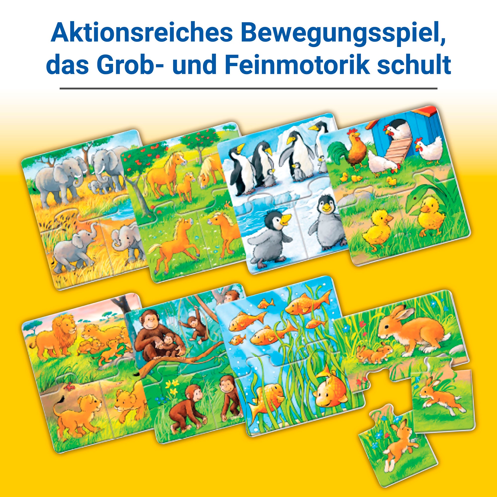 Ravensburger Spiel »Hase hüpf!«, (9 tlg.), Made in Europe